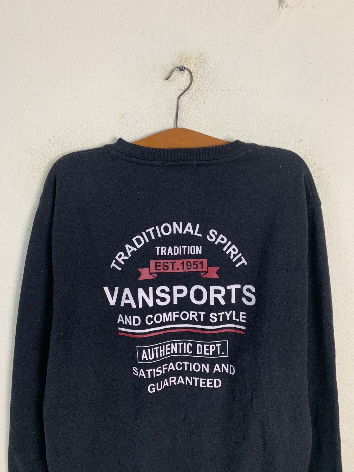 Japanese Brand Vansport Spellout Sweatshirt Size US L / EU 52-54 / 3 - 4 Thumbnail