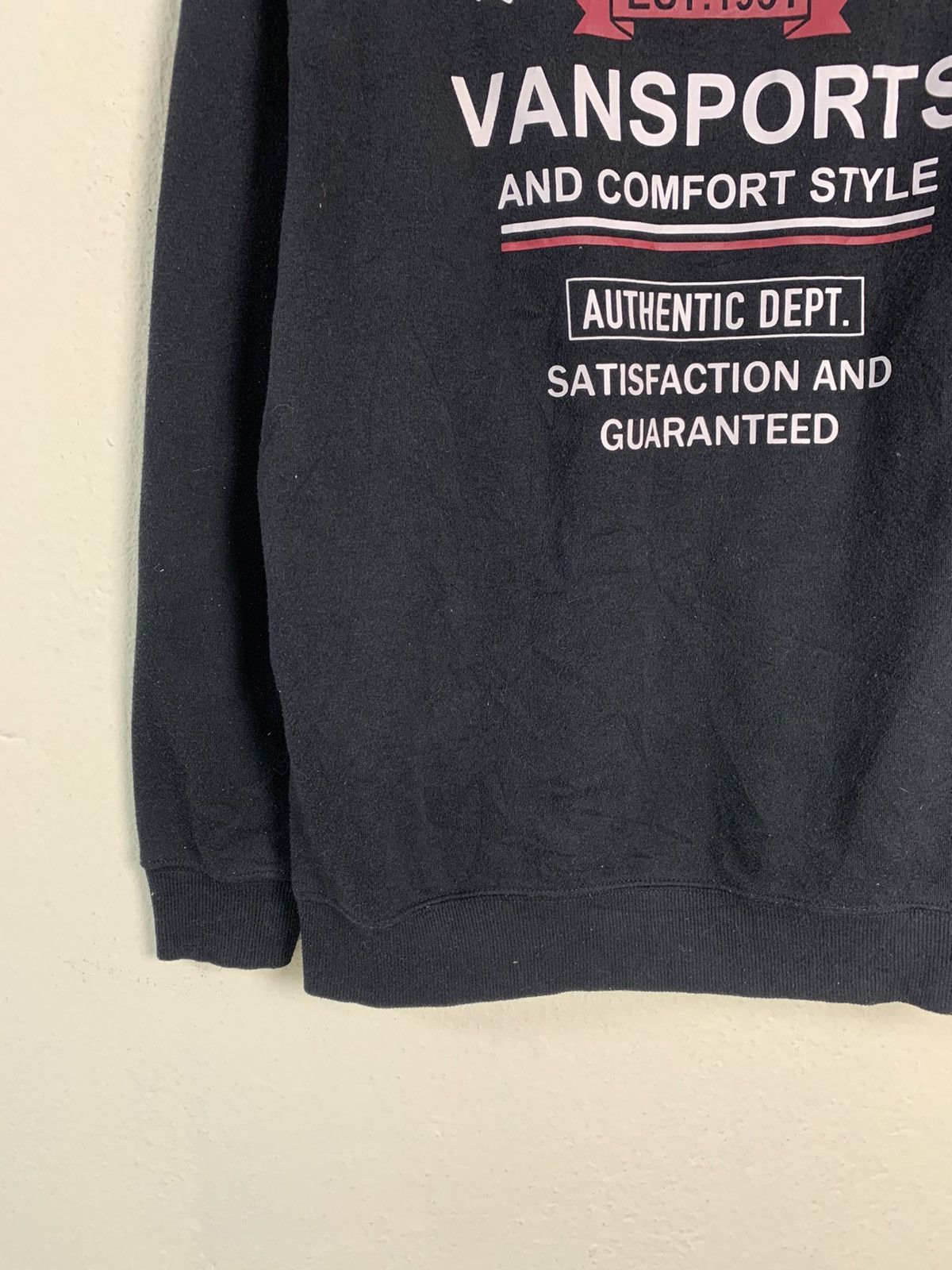 Japanese Brand Vansport Spellout Sweatshirt Size US L / EU 52-54 / 3 - 3 Thumbnail