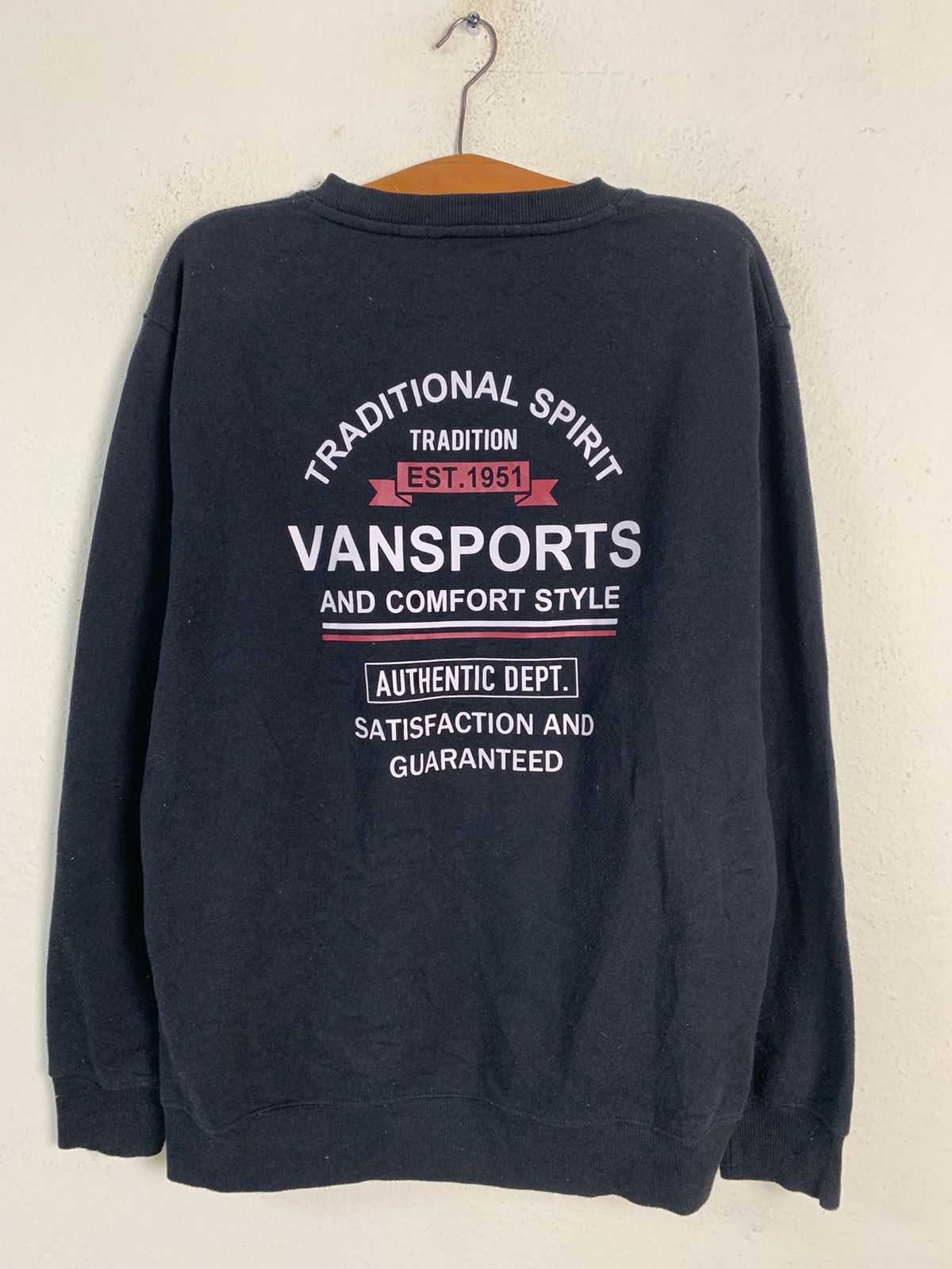 Japanese Brand Vansport Spellout Sweatshirt Size US L / EU 52-54 / 3 - 1 Thumbnail