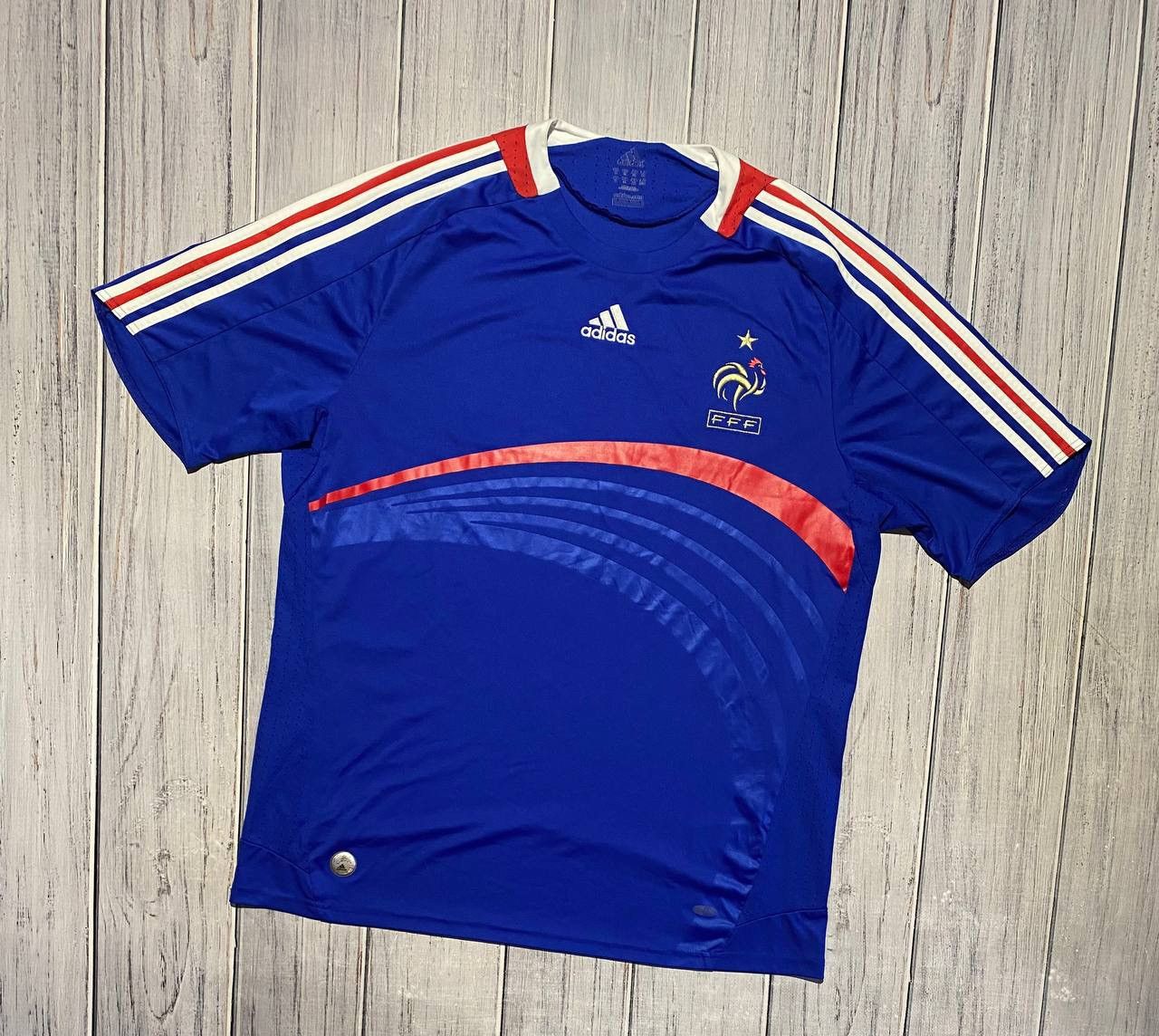 Maillot Equipe de France Vintage Adidas Jersey manche Longue Homme - 162