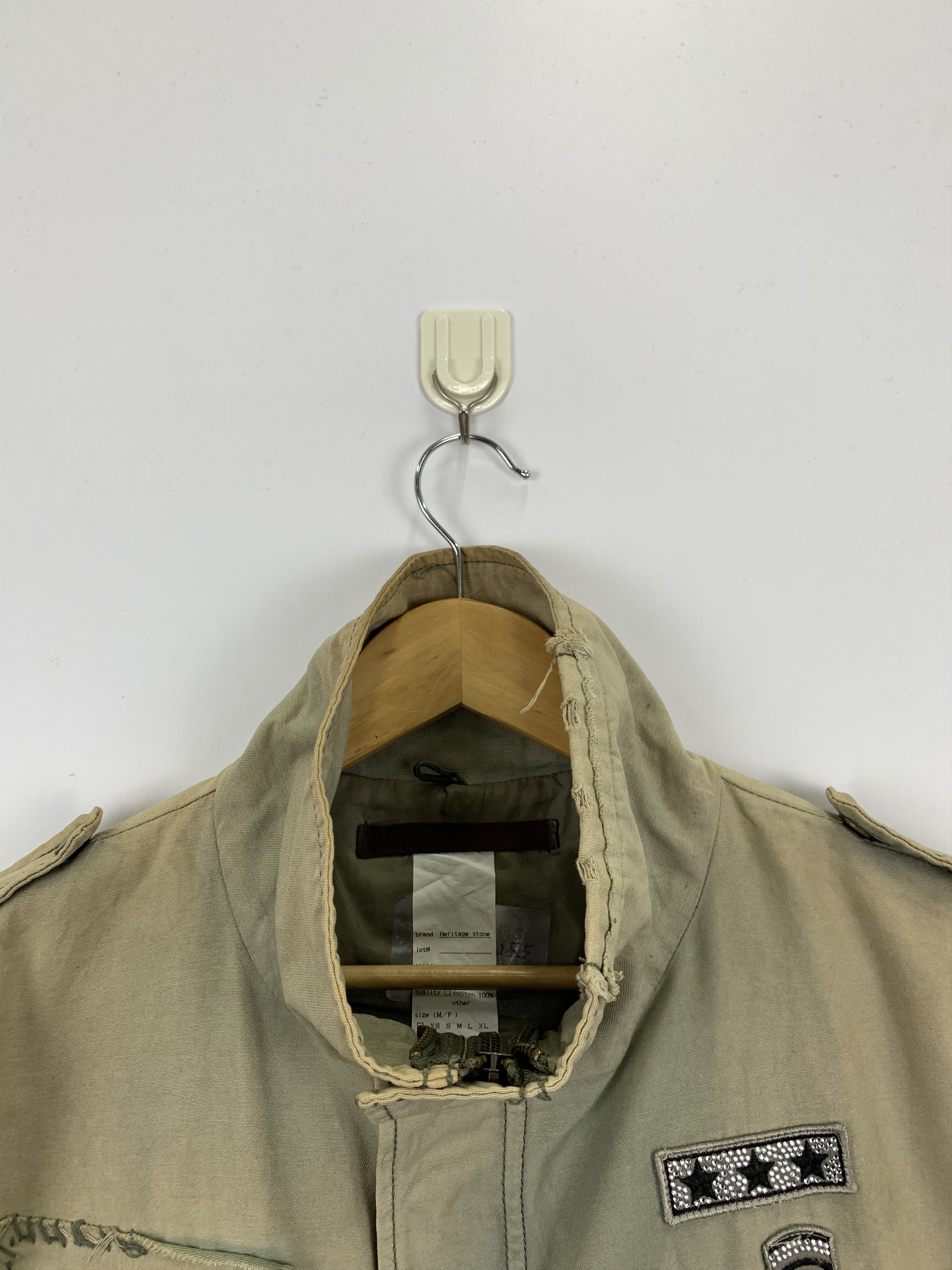Japanese Brand Vintage Japanese Brand Military Bomber Denim Jacket J0847 Size US M / EU 48-50 / 2 - 9 Thumbnail