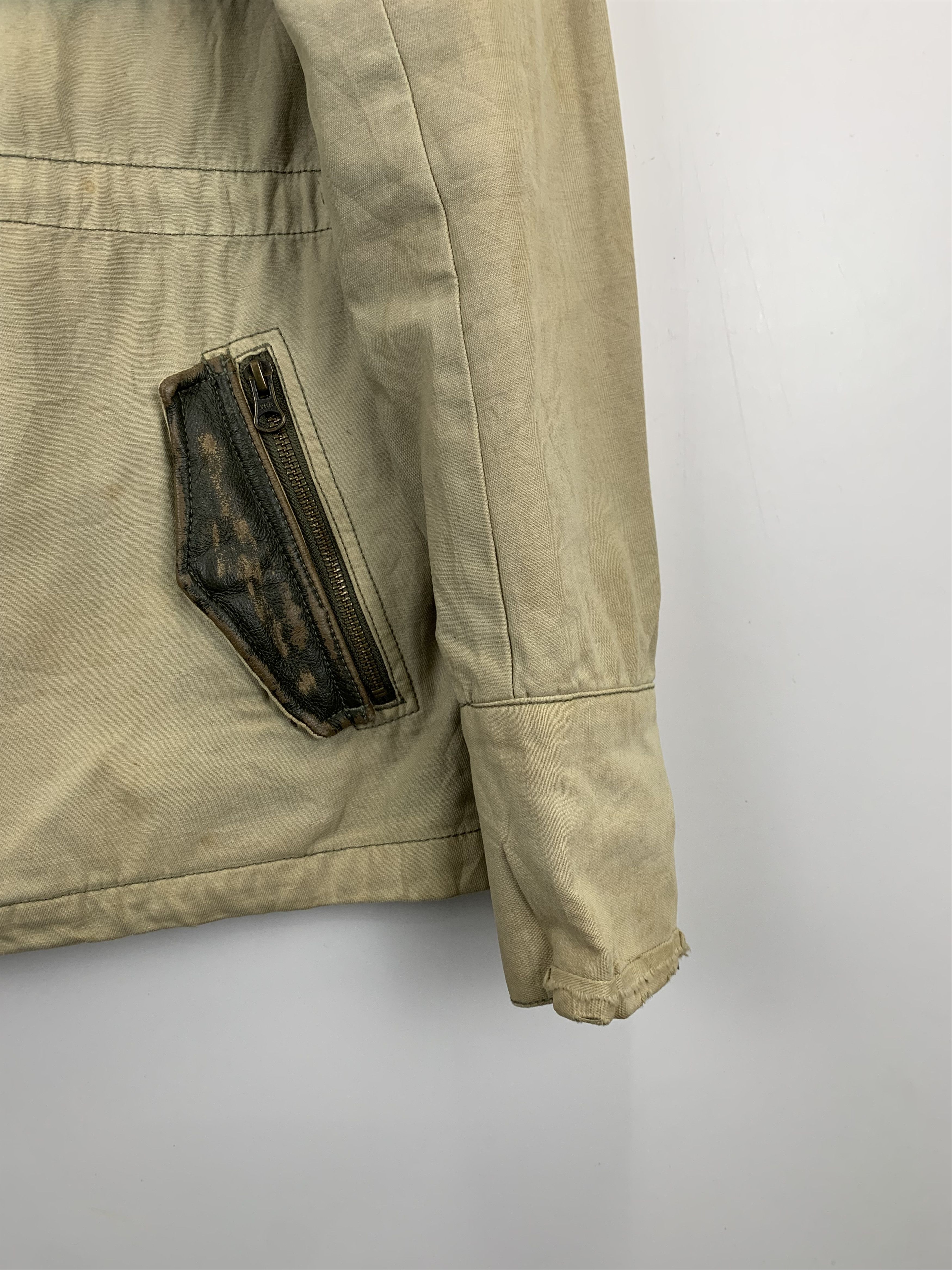 Japanese Brand Vintage Japanese Brand Military Bomber Denim Jacket J0847 Size US M / EU 48-50 / 2 - 7 Thumbnail