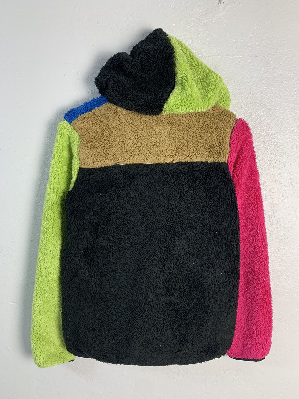 Japanese Brand X-girl Mountaineering Multicolor Color Block Fleece Hoodie Size S / US 4 / IT 40 - 7 Thumbnail