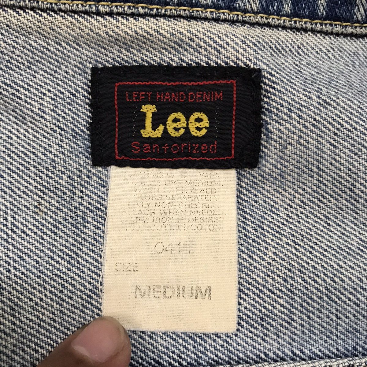 Lee Vtg Lee Riders Left Hand Denim Jacket Made in Japan Size US M / EU 48-50 / 2 - 16 Thumbnail