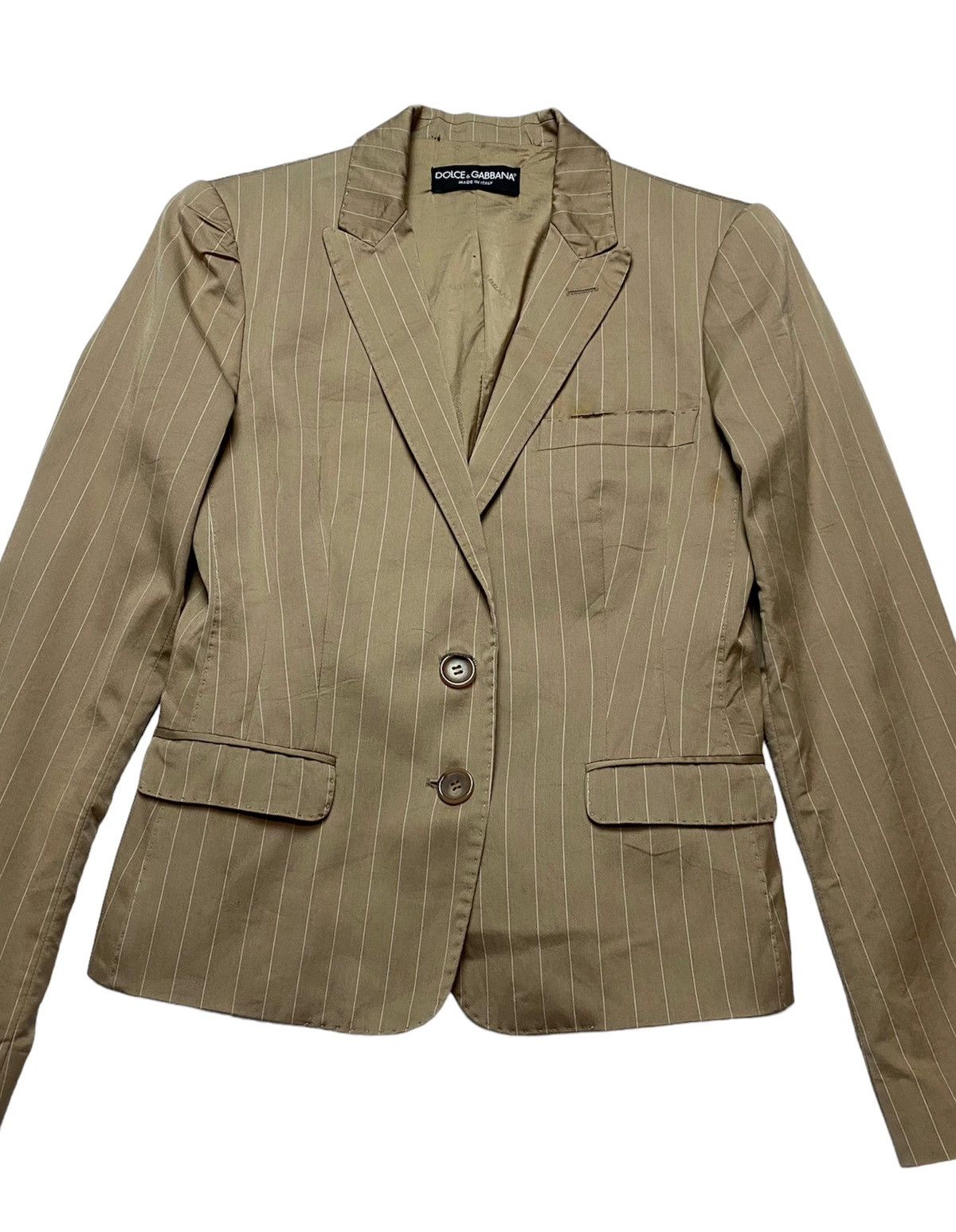 Dolce & Gabbana Rare D&G Dolce Gabbana Croptop Style Blazer Jacket Size S / US 4 / IT 40 - 7 Thumbnail