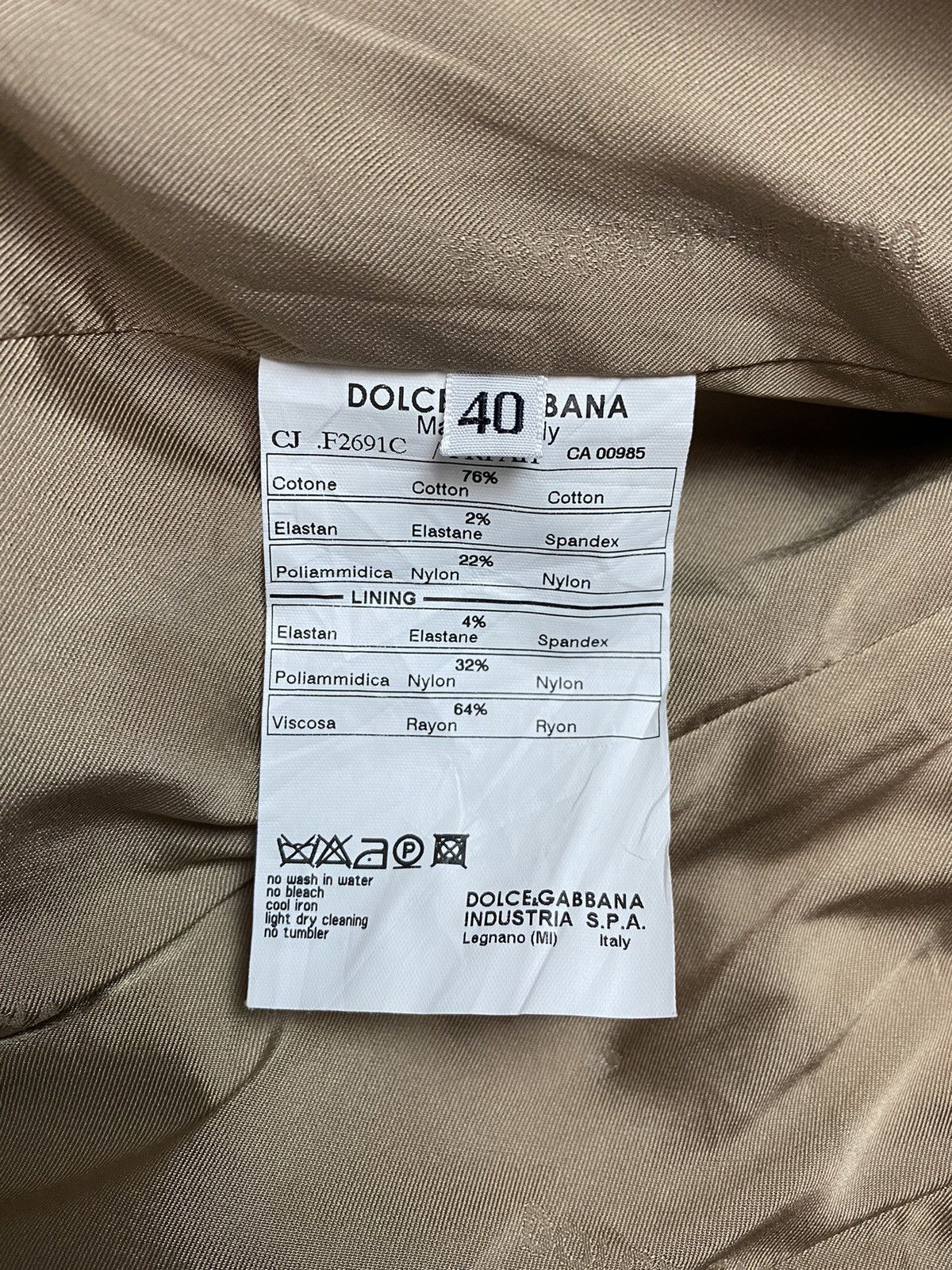 Dolce & Gabbana Rare D&G Dolce Gabbana Croptop Style Blazer Jacket Size S / US 4 / IT 40 - 10 Thumbnail