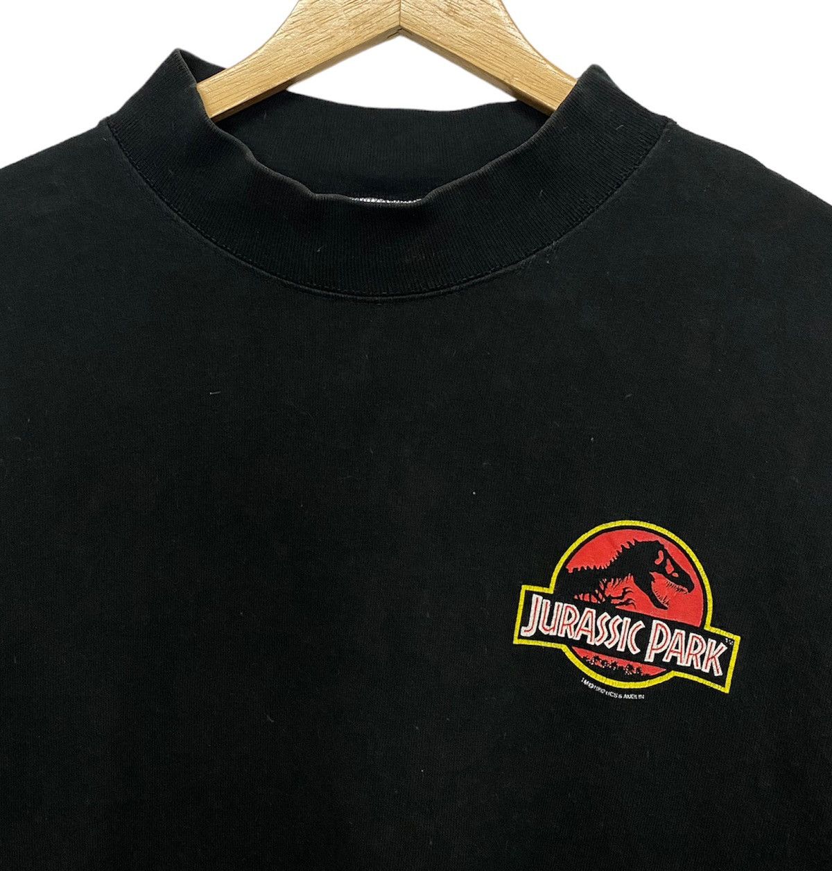Universal Studios × Vintage Vtg 1992 Jurassic Park Universal Studios Long Sleeve Tshirt Size US L / EU 52-54 / 3 - 11 Thumbnail