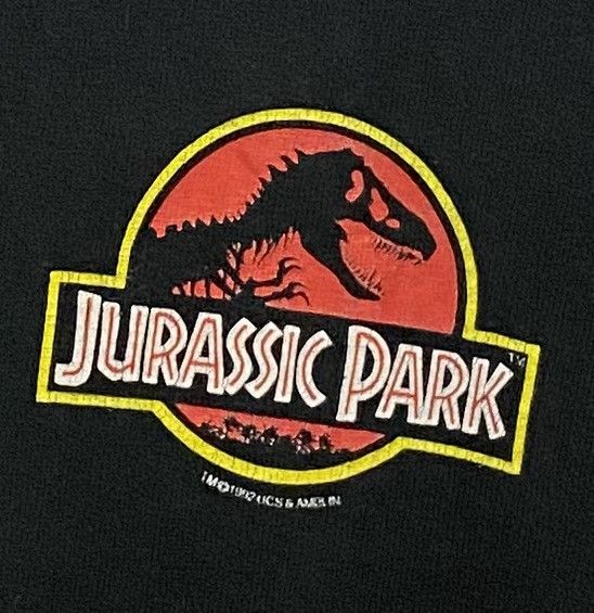 Universal Studios × Vintage Vtg 1992 Jurassic Park Universal Studios Long Sleeve Tshirt Size US L / EU 52-54 / 3 - 12 Thumbnail