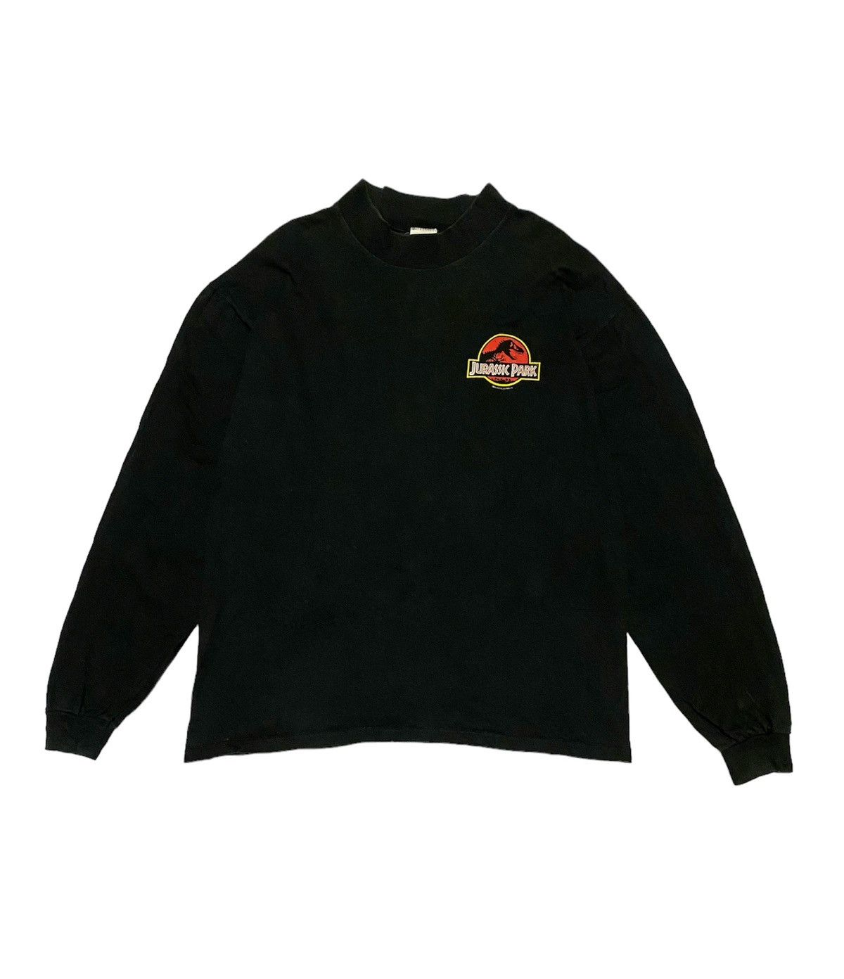 Universal Studios × Vintage Vtg 1992 Jurassic Park Universal Studios Long Sleeve Tshirt Size US L / EU 52-54 / 3 - 1 Thumbnail