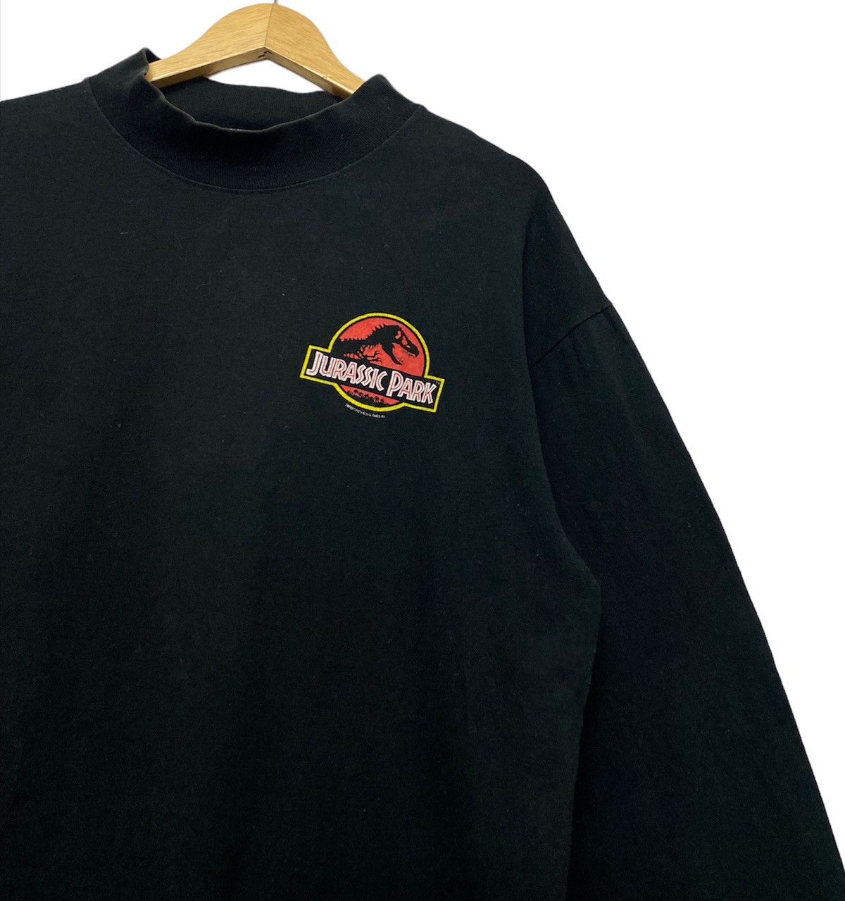 Universal Studios × Vintage Vtg 1992 Jurassic Park Universal Studios Long Sleeve Tshirt Size US L / EU 52-54 / 3 - 3 Thumbnail