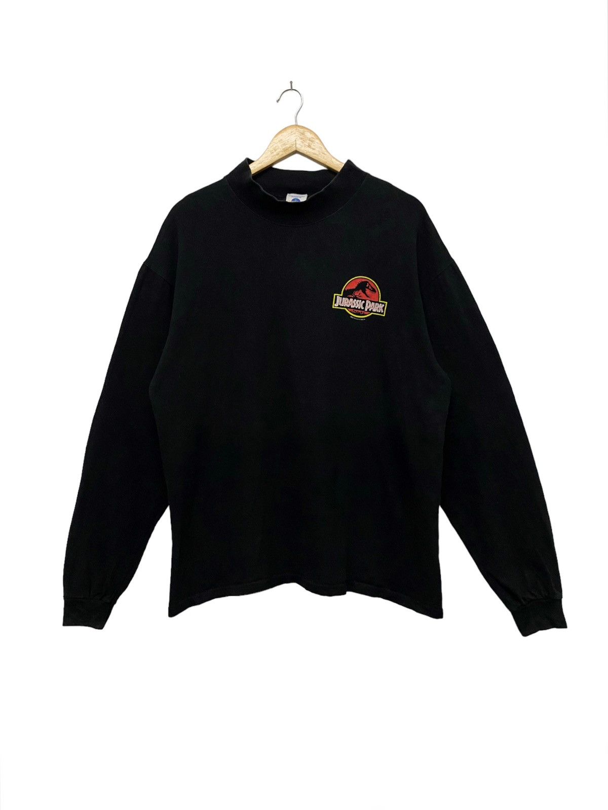 Universal Studios × Vintage Vtg 1992 Jurassic Park Universal Studios Long Sleeve Tshirt Size US L / EU 52-54 / 3 - 2 Thumbnail