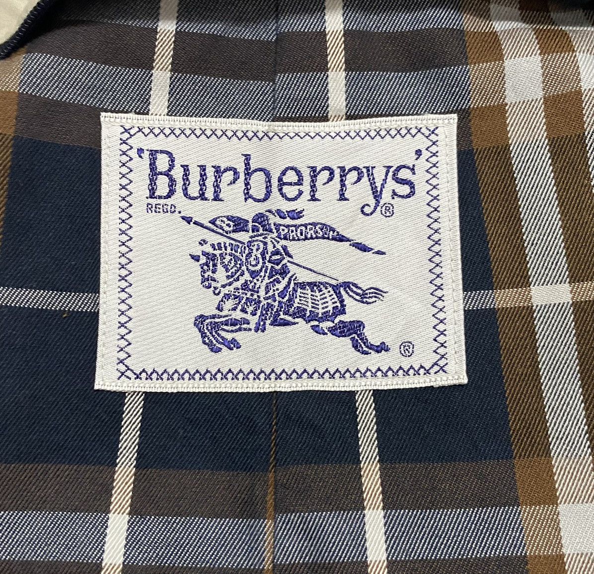 Burberry Vintage Burberrys Trench Coat Coller Checker Jacket Size US M / EU 48-50 / 2 - 12 Thumbnail