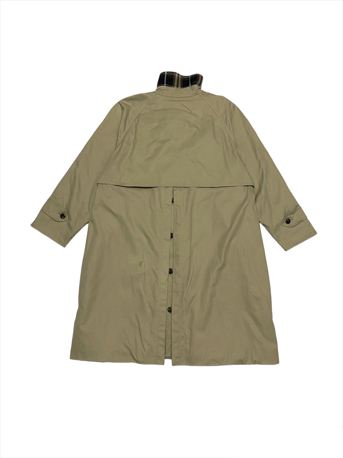 Burberry Vintage Burberrys Trench Coat Coller Checker Jacket Size US M / EU 48-50 / 2 - 4 Thumbnail