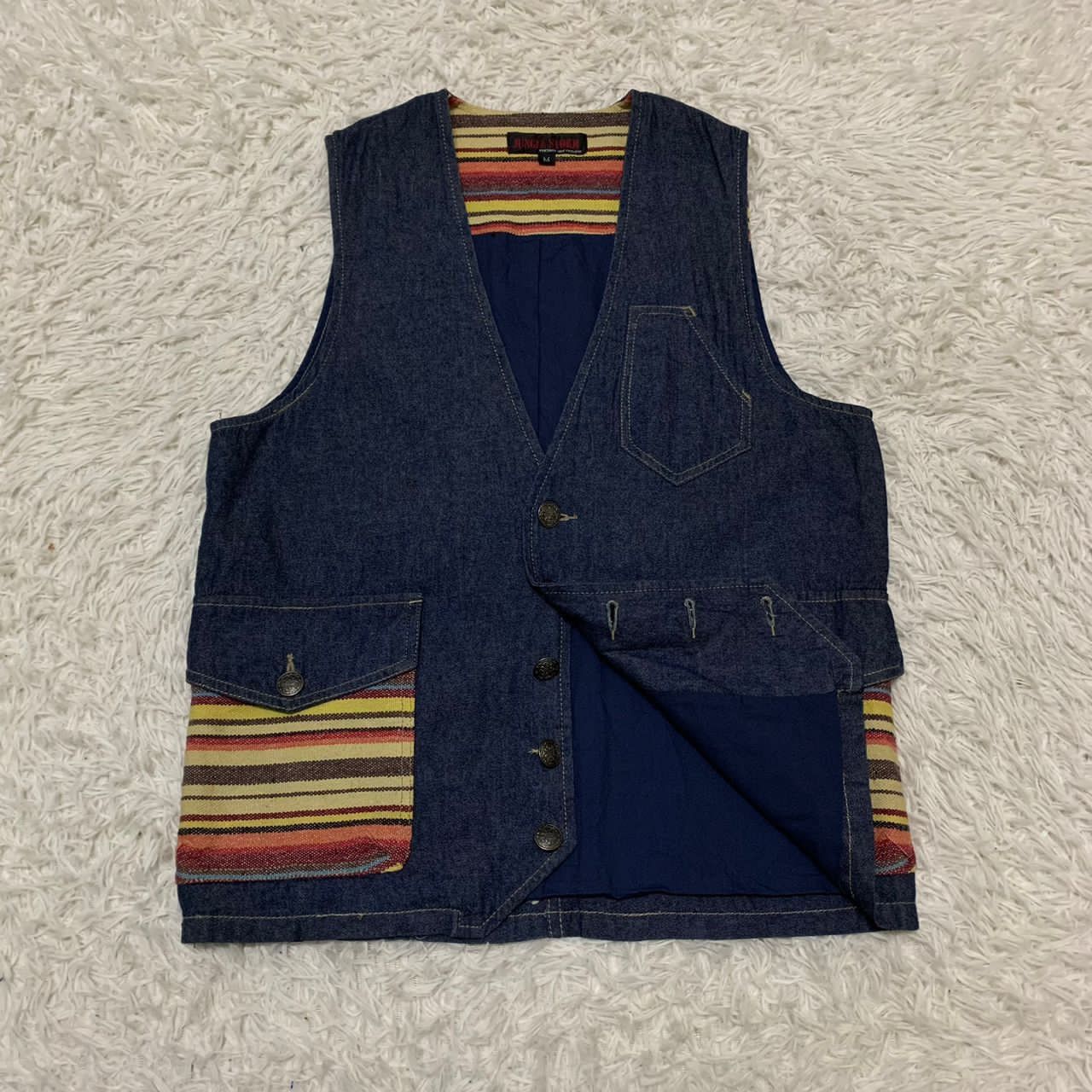 Japanese Brand Jungle storm vintage and stylish vest Size US S / EU 44-46 / 1 - 3 Thumbnail