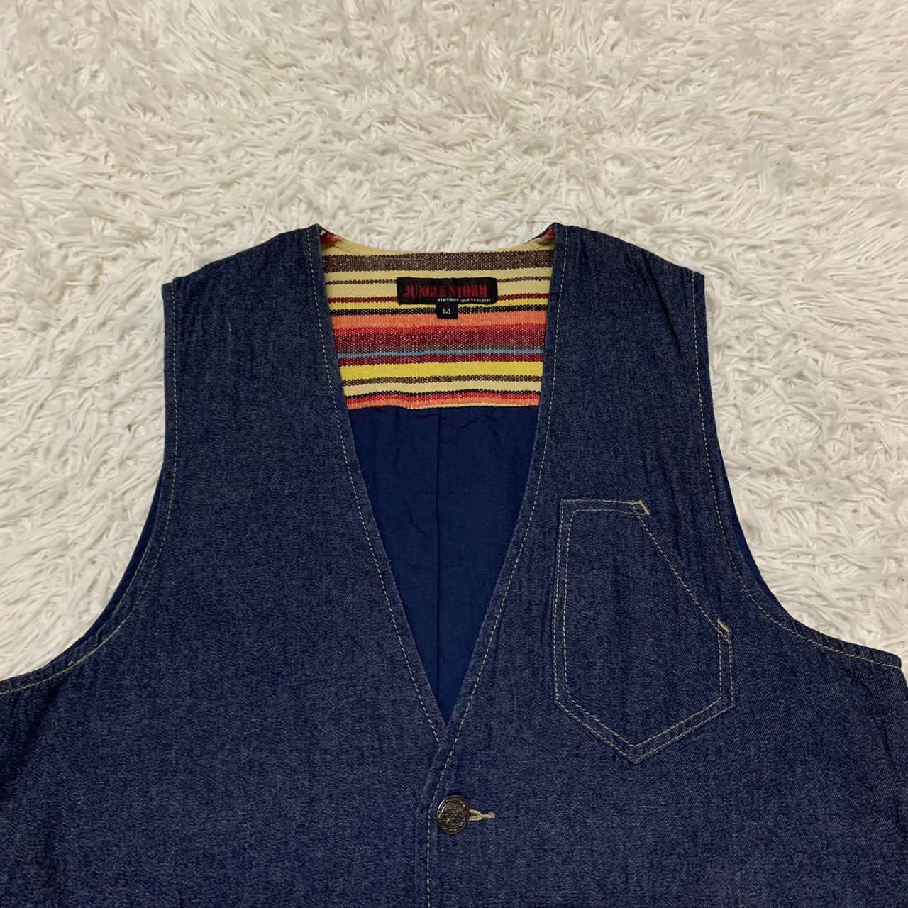 Japanese Brand Jungle storm vintage and stylish vest Size US S / EU 44-46 / 1 - 5 Thumbnail