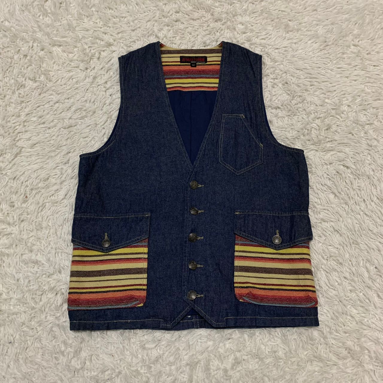 Japanese Brand Jungle storm vintage and stylish vest Size US S / EU 44-46 / 1 - 13 Thumbnail