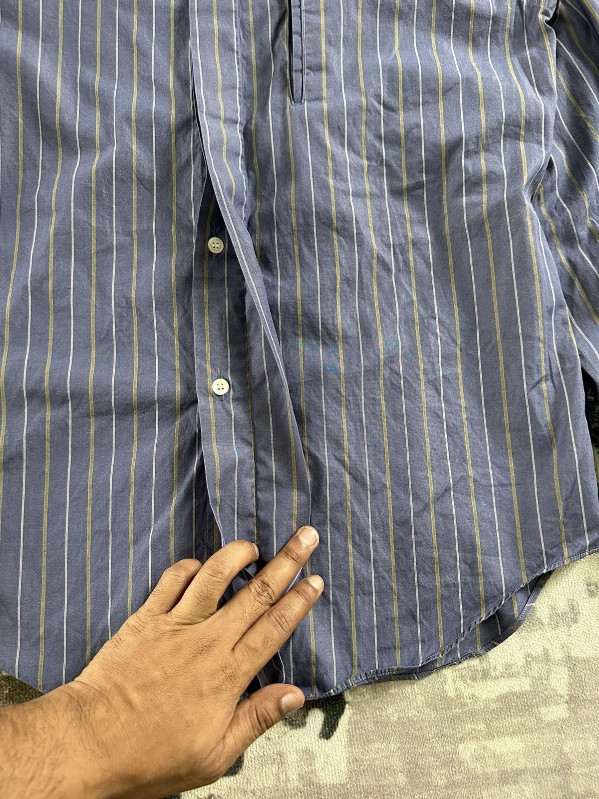 Issey Miyake Vintage 1990s Issey Miyake Design Studio shirt oversized Size US L / EU 52-54 / 3 - 5 Thumbnail