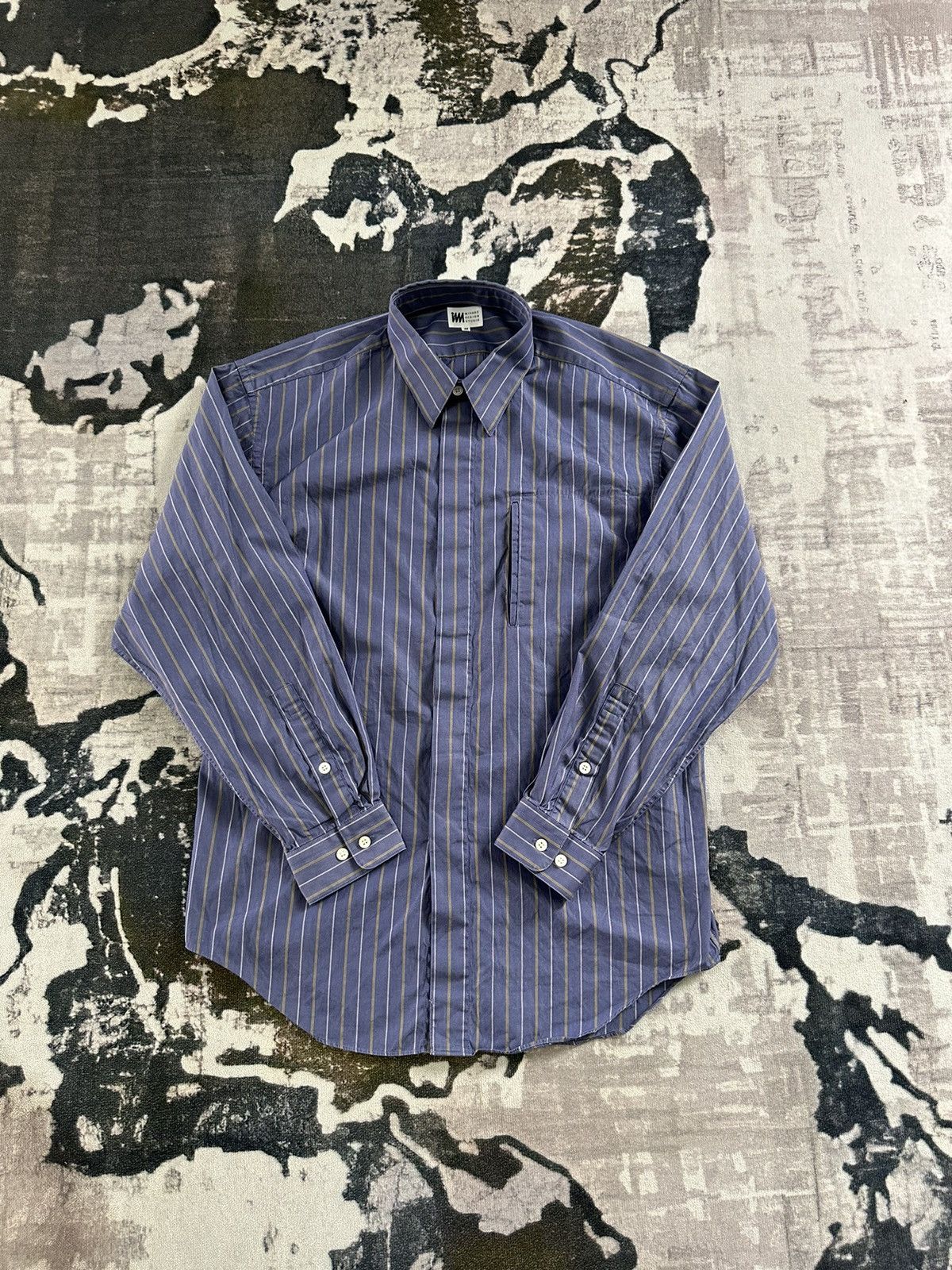 Issey Miyake Vintage 1990s Issey Miyake Design Studio shirt oversized Size US L / EU 52-54 / 3 - 3 Thumbnail