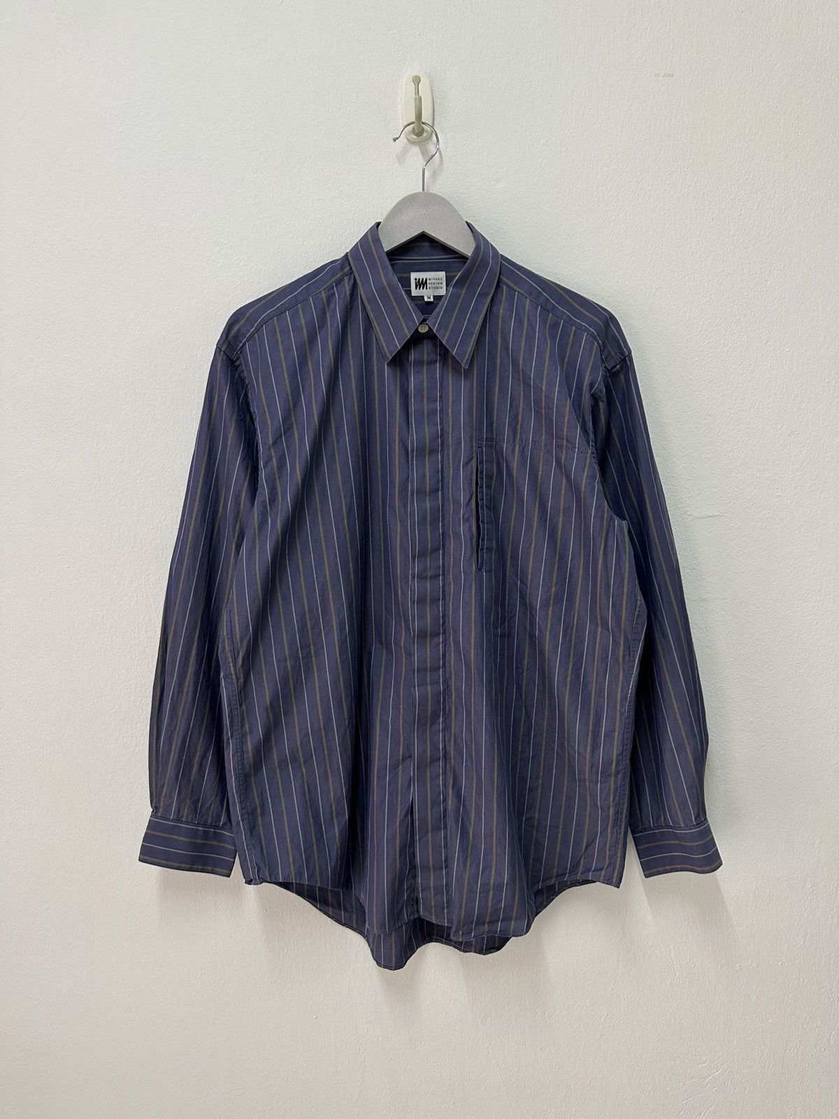 Issey Miyake Vintage 1990s Issey Miyake Design Studio shirt oversized Size US L / EU 52-54 / 3 - 9 Thumbnail