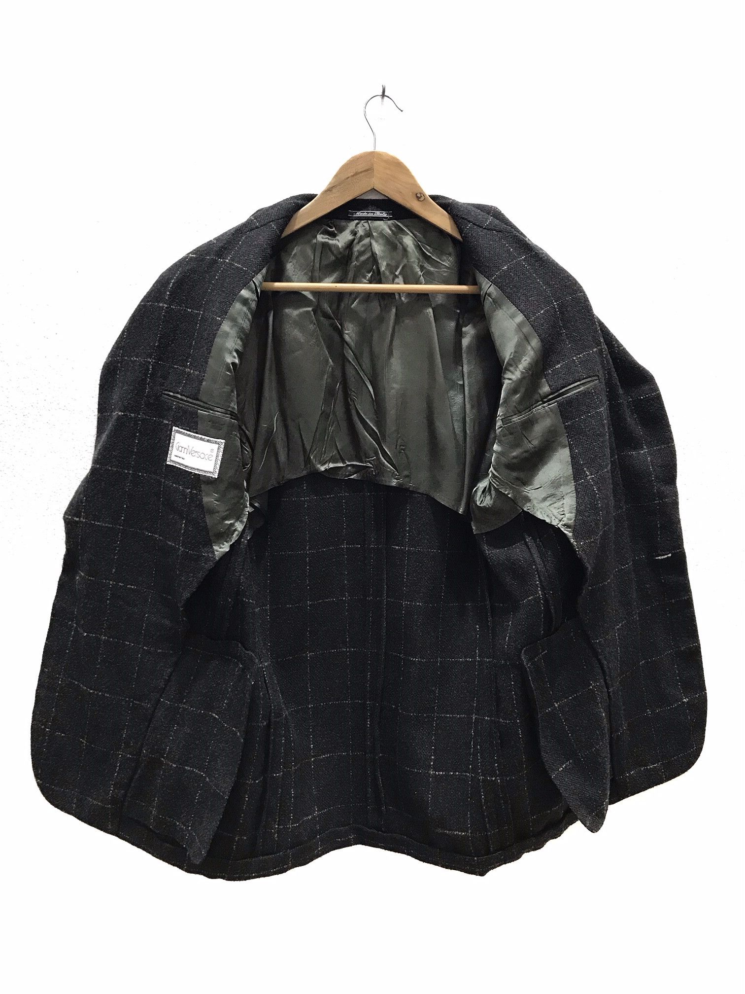 Gianni Valentino Vintage Gianni Versace Wool Coat Jacket Size US M / EU 48-50 / 2 - 3 Thumbnail