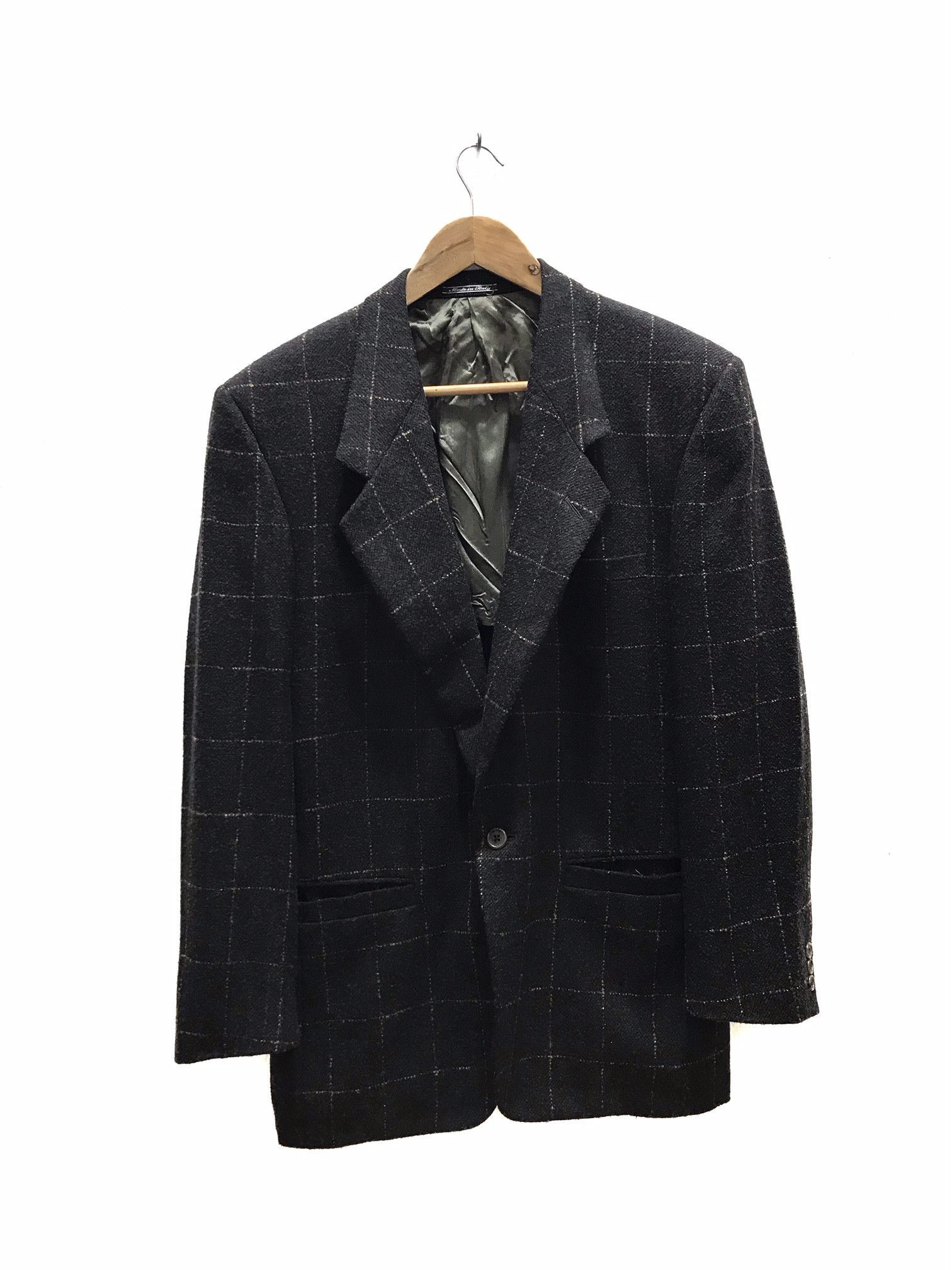 Gianni Valentino Vintage Gianni Versace Wool Coat Jacket Size US M / EU 48-50 / 2 - 1 Thumbnail