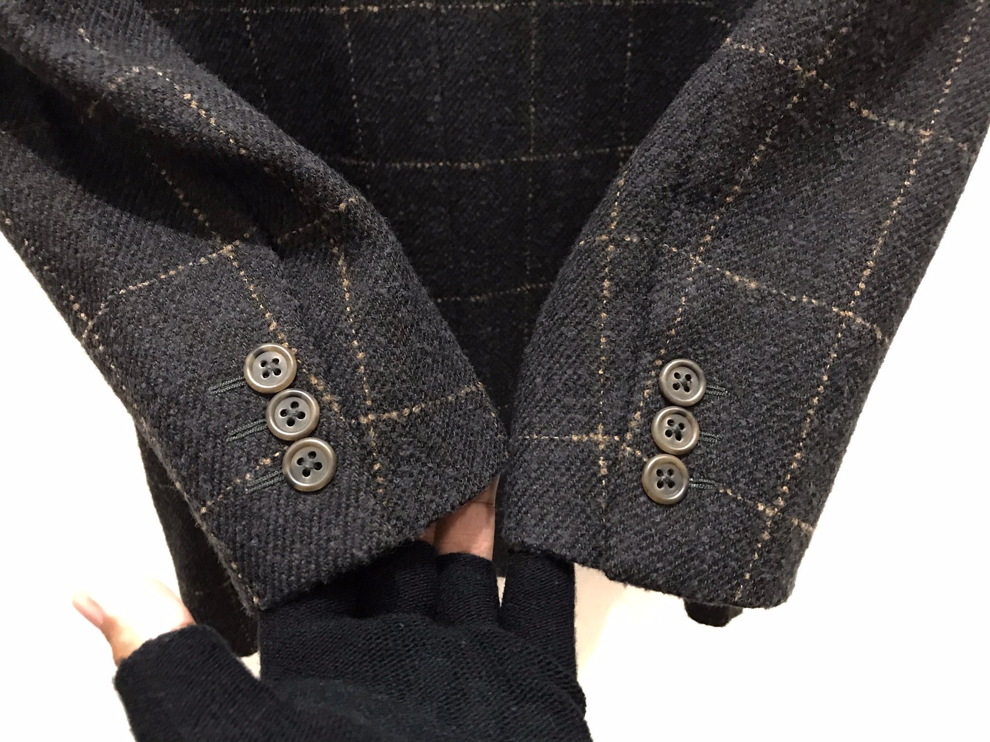 Gianni Valentino Vintage Gianni Versace Wool Coat Jacket Size US M / EU 48-50 / 2 - 7 Thumbnail