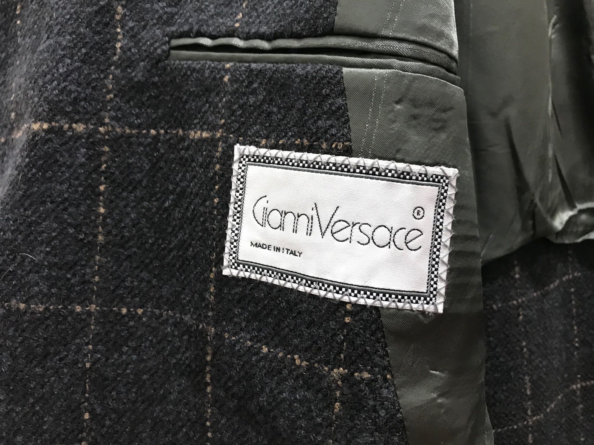 Gianni Valentino Vintage Gianni Versace Wool Coat Jacket Size US M / EU 48-50 / 2 - 9 Thumbnail