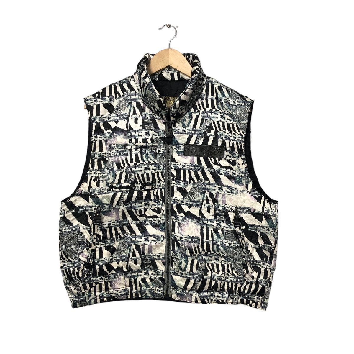 Descente Vintage Descente Zipper Ups Fullprint Vest Size US L / EU 52-54 / 3 - 1 Thumbnail