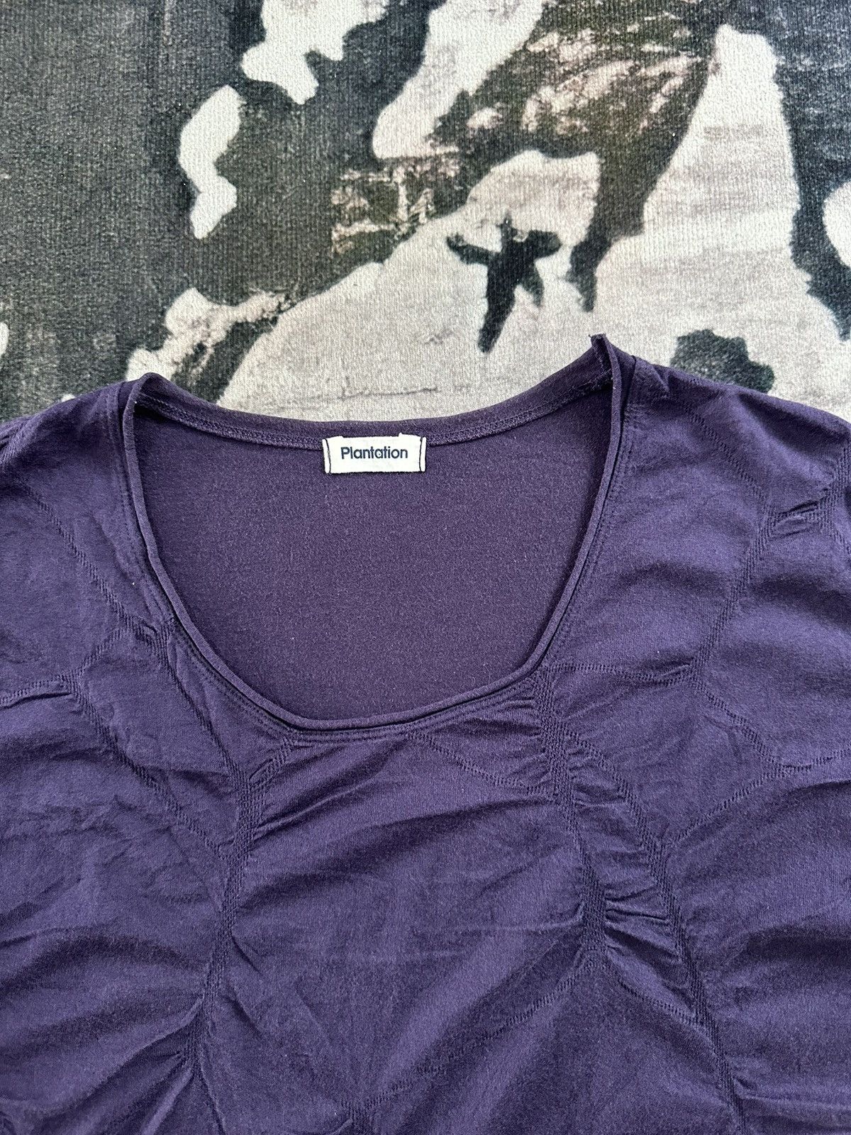 Issey Miyake SS12- Plantation by Issey Miyake pleated fabric tee Size US M / EU 48-50 / 2 - 4 Thumbnail