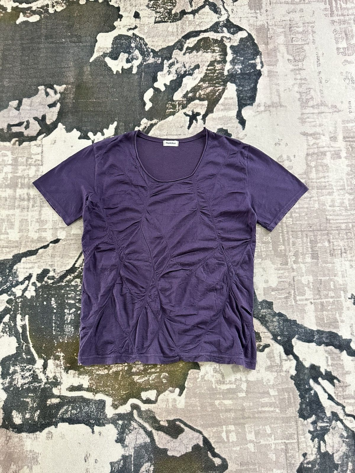Issey Miyake SS12- Plantation by Issey Miyake pleated fabric tee Size US M / EU 48-50 / 2 - 1 Thumbnail