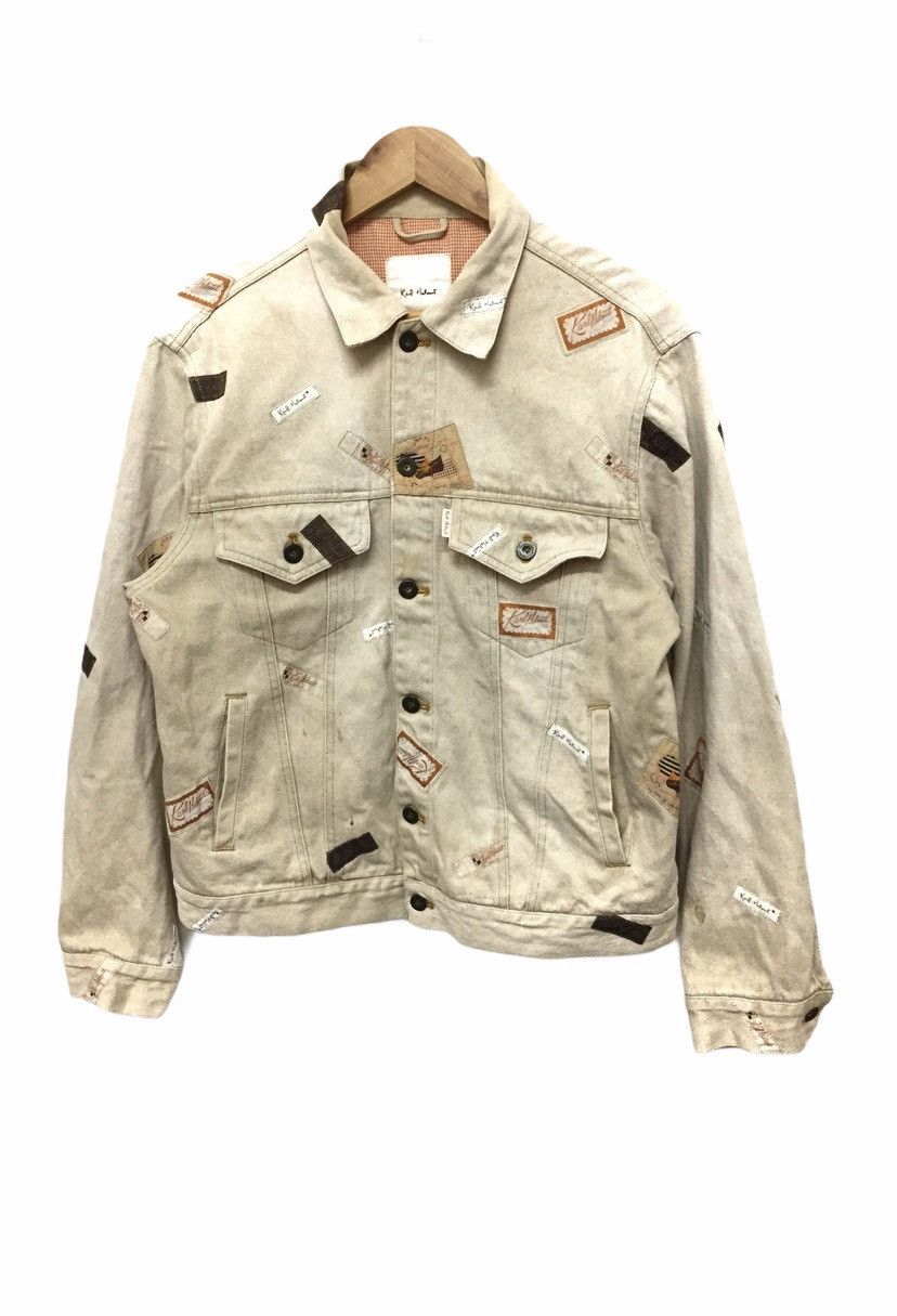 Pink House Patch spell out Padded Denim trucker Jacket Size US M / EU 48-50 / 2 - 1 Thumbnail