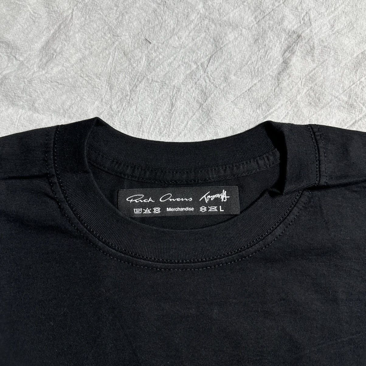 Rick Owens Tommy Cash × Rick Owens T-Shirt Black Size US L / EU 52-54 / 3 - 4 Thumbnail