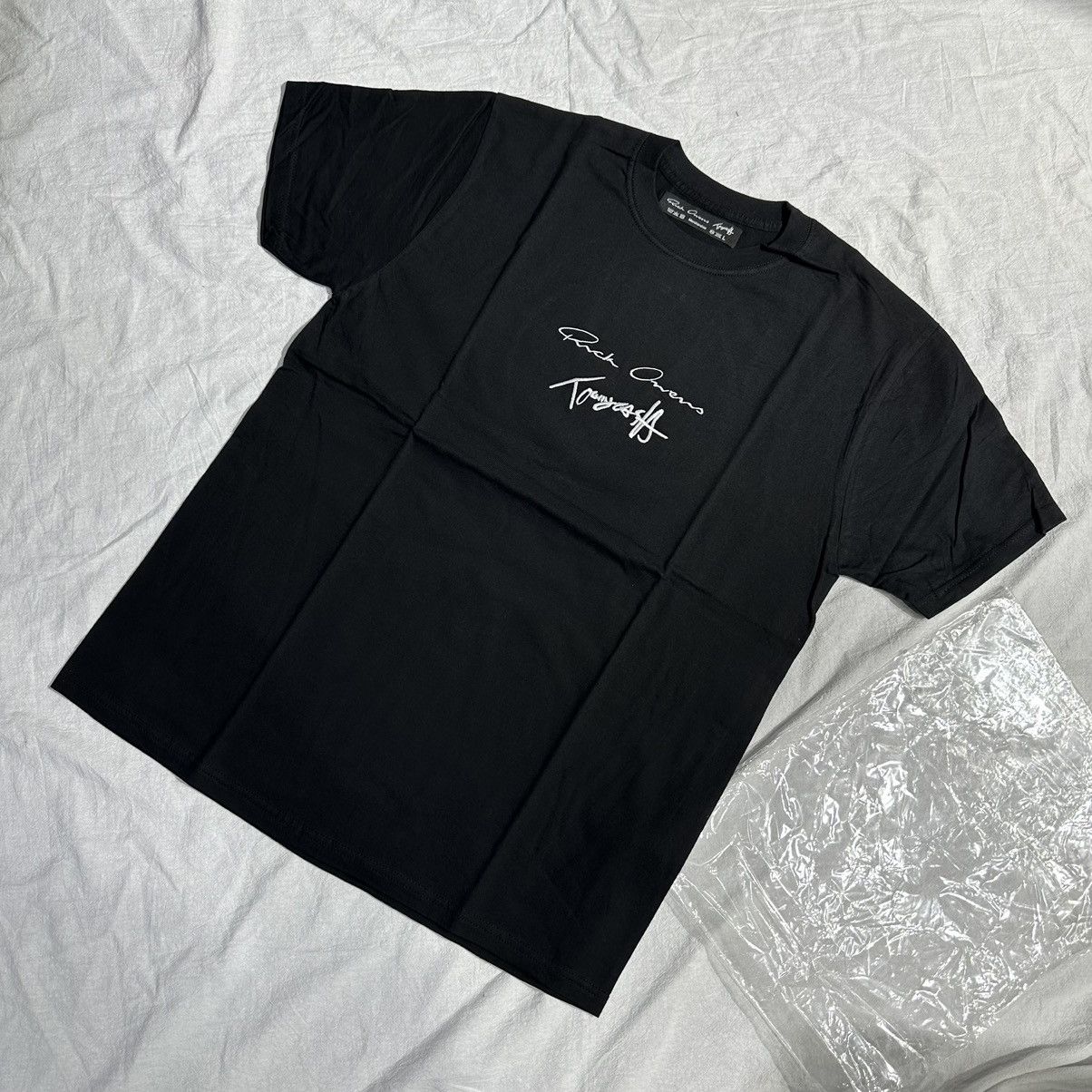 image of Tommy Cash × Rick Owens T-Shirt Black, Men's (Size Large)