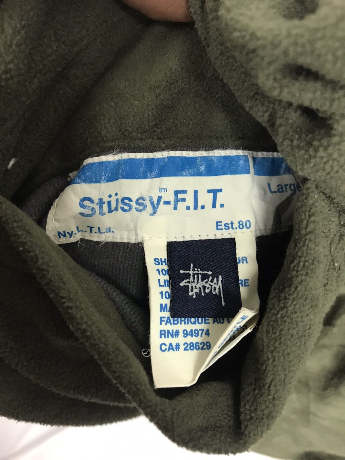 Stussy × Vintage Vintage stussy reversible zipper jacket Size US L / EU 52-54 / 3 - 6 Thumbnail