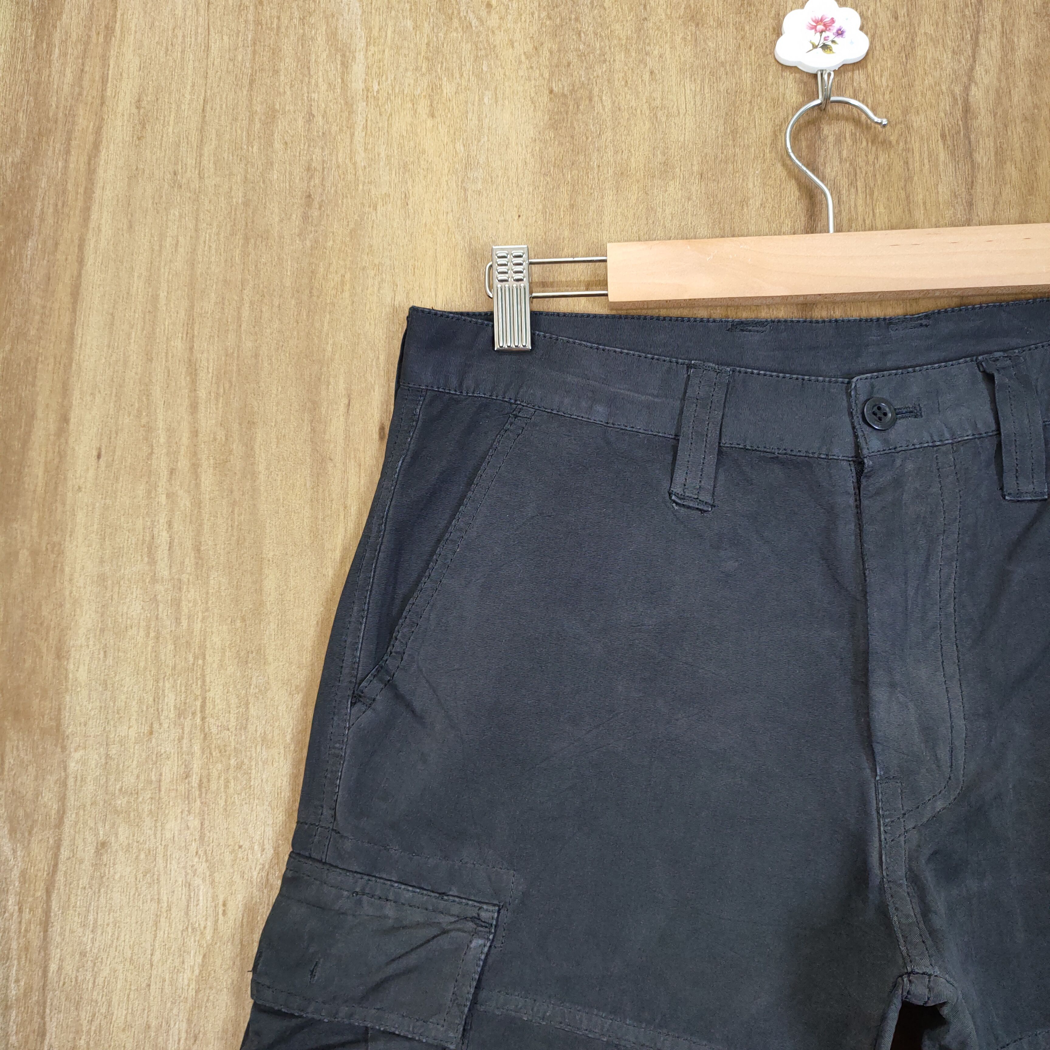 Japanese Brand VINTAGE JAPANESE BLACK CARGO PANTS Size US 30 / EU 46 - 5 Thumbnail