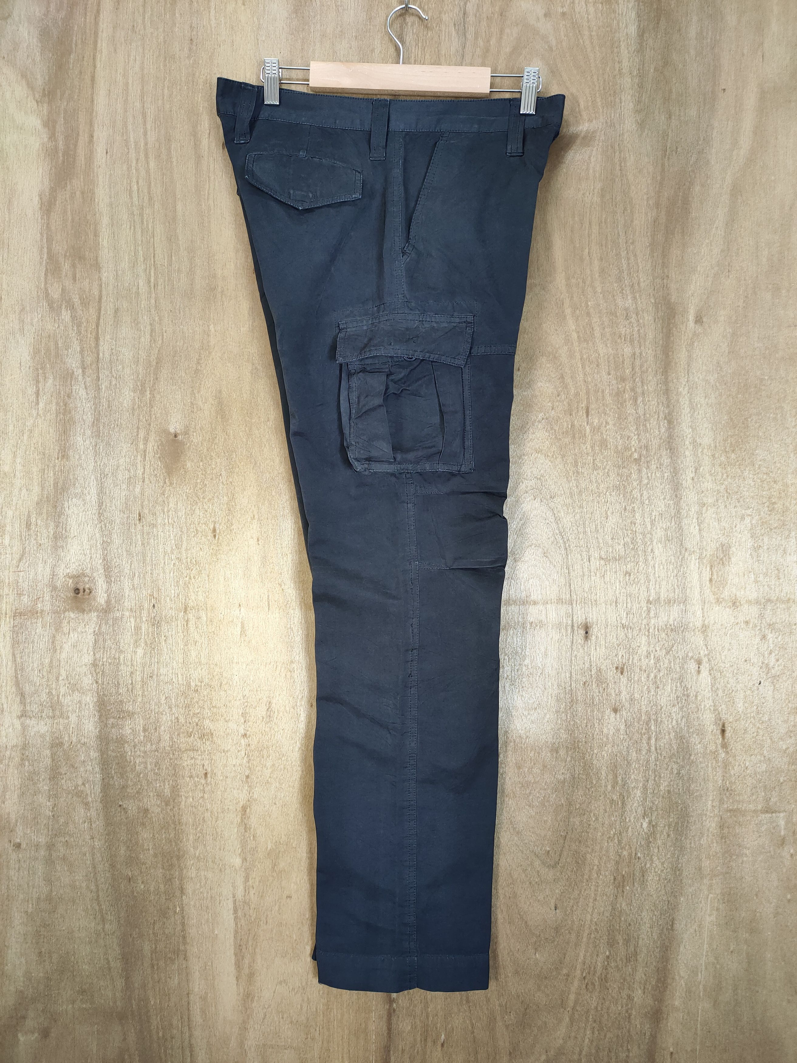 Japanese Brand VINTAGE JAPANESE BLACK CARGO PANTS Size US 30 / EU 46 - 12 Thumbnail