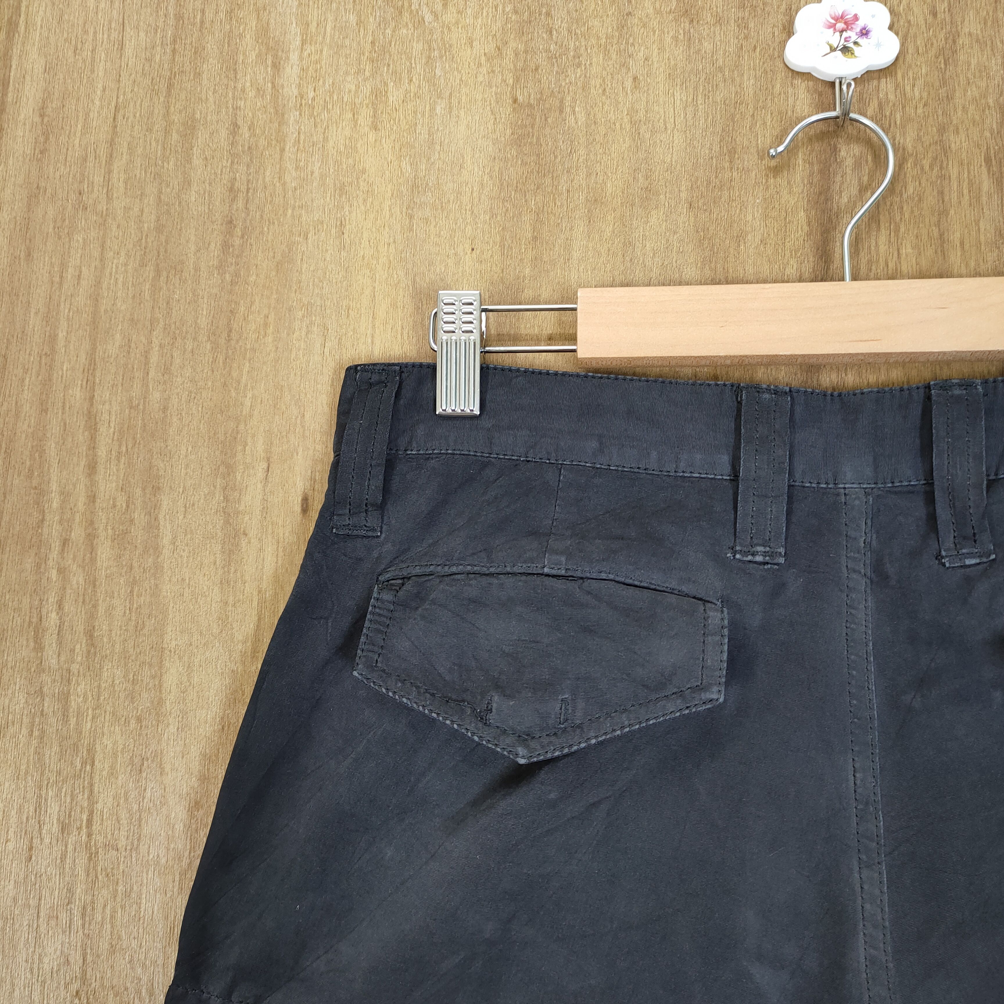 Japanese Brand VINTAGE JAPANESE BLACK CARGO PANTS Size US 30 / EU 46 - 16 Thumbnail
