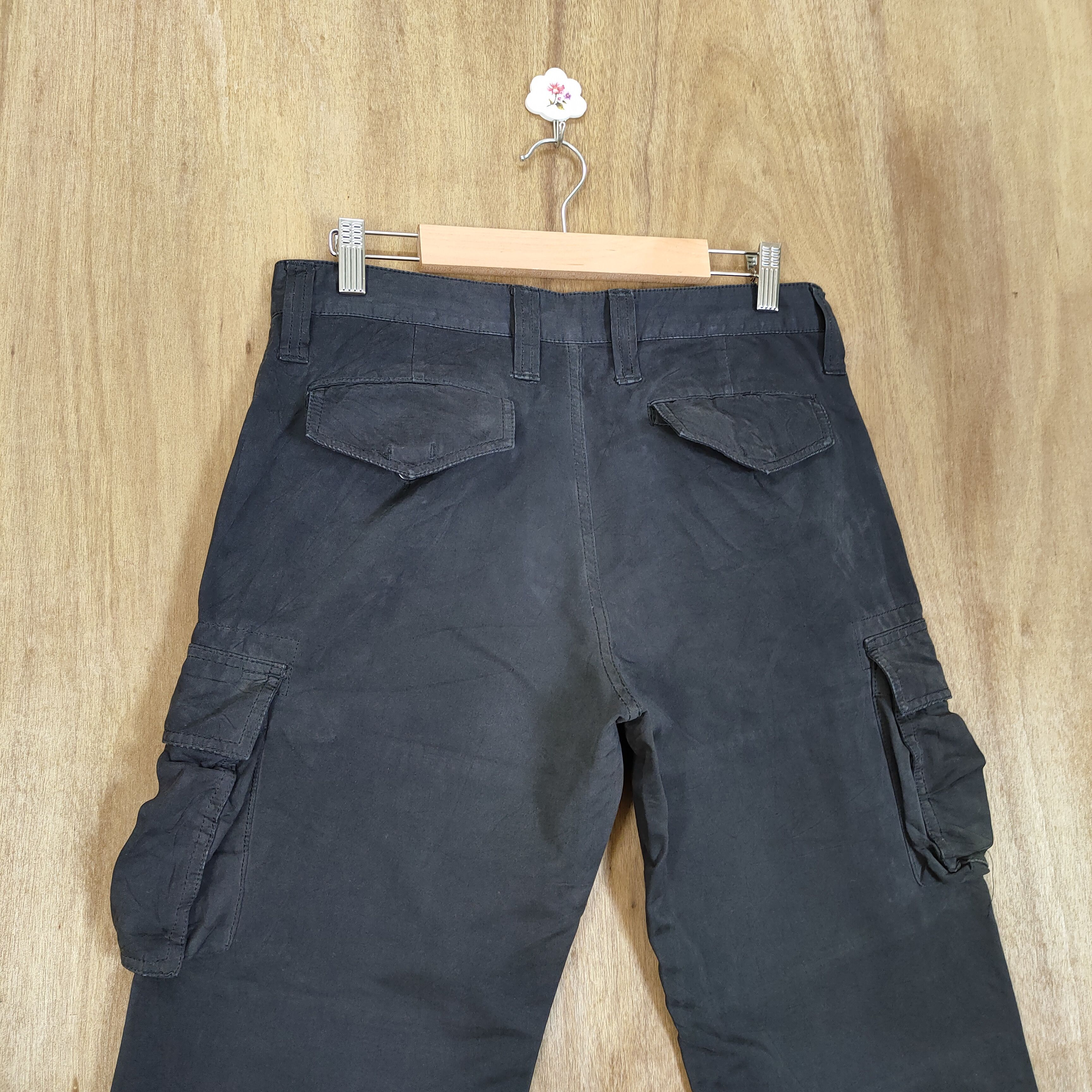 Japanese Brand VINTAGE JAPANESE BLACK CARGO PANTS Size US 30 / EU 46 - 8 Thumbnail