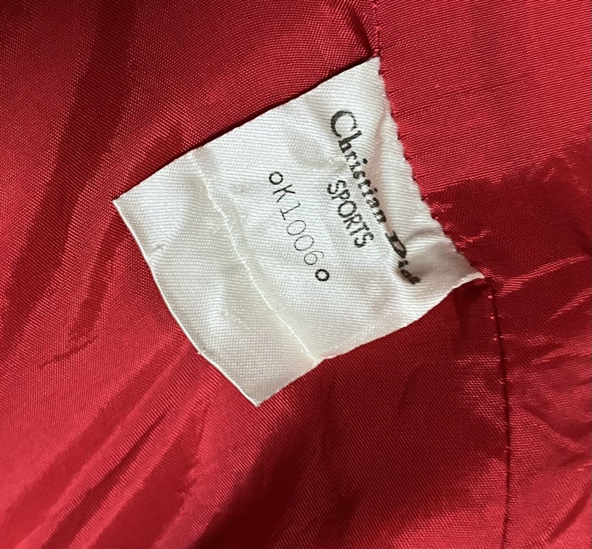 Christian Dior Monsieur Vintage CD Christian Dior Checker Red Style Blazer Jacket Size M / US 6-8 / IT 42-44 - 12 Thumbnail