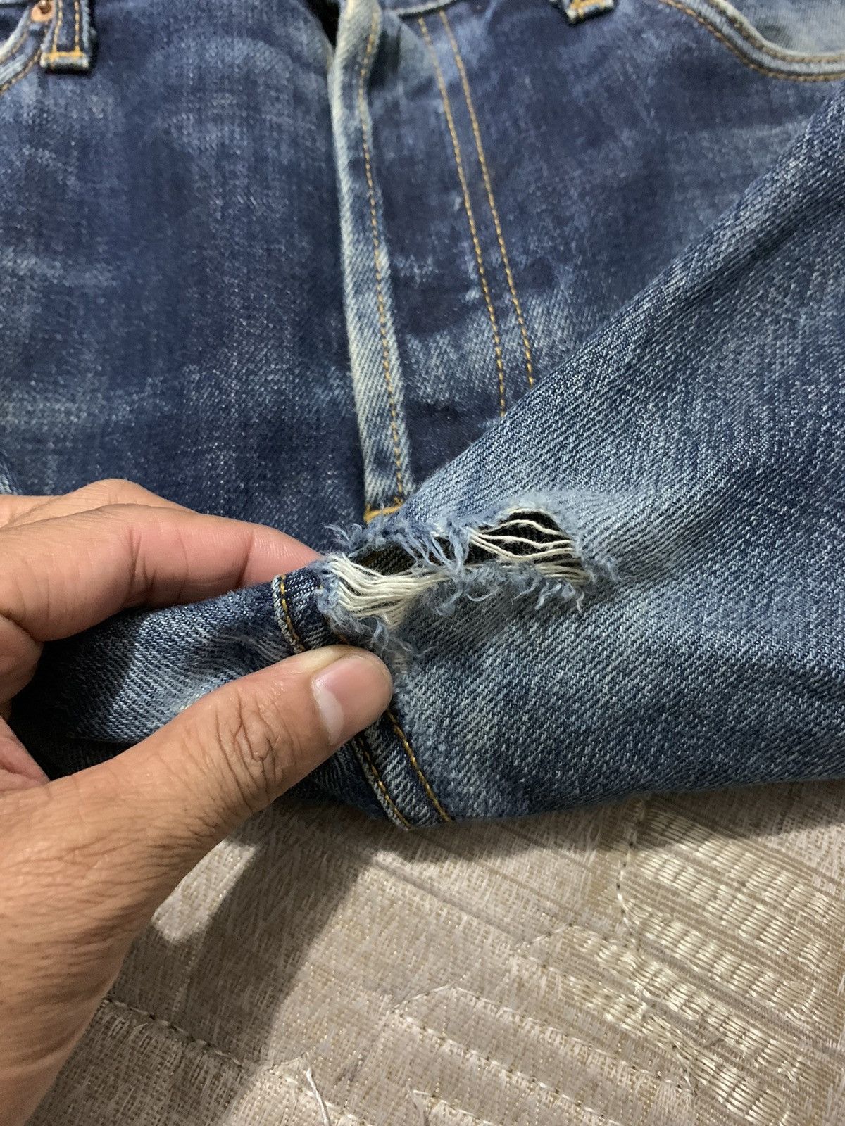 Supreme 🖤BLACKFRIDAY🖤Supreme red line distressed Size US 34 / EU 50 - 8 Thumbnail