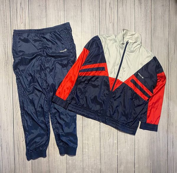 Adidas Vintage Adidas Nylon Jacket and Pants 90s Tracksuit Track