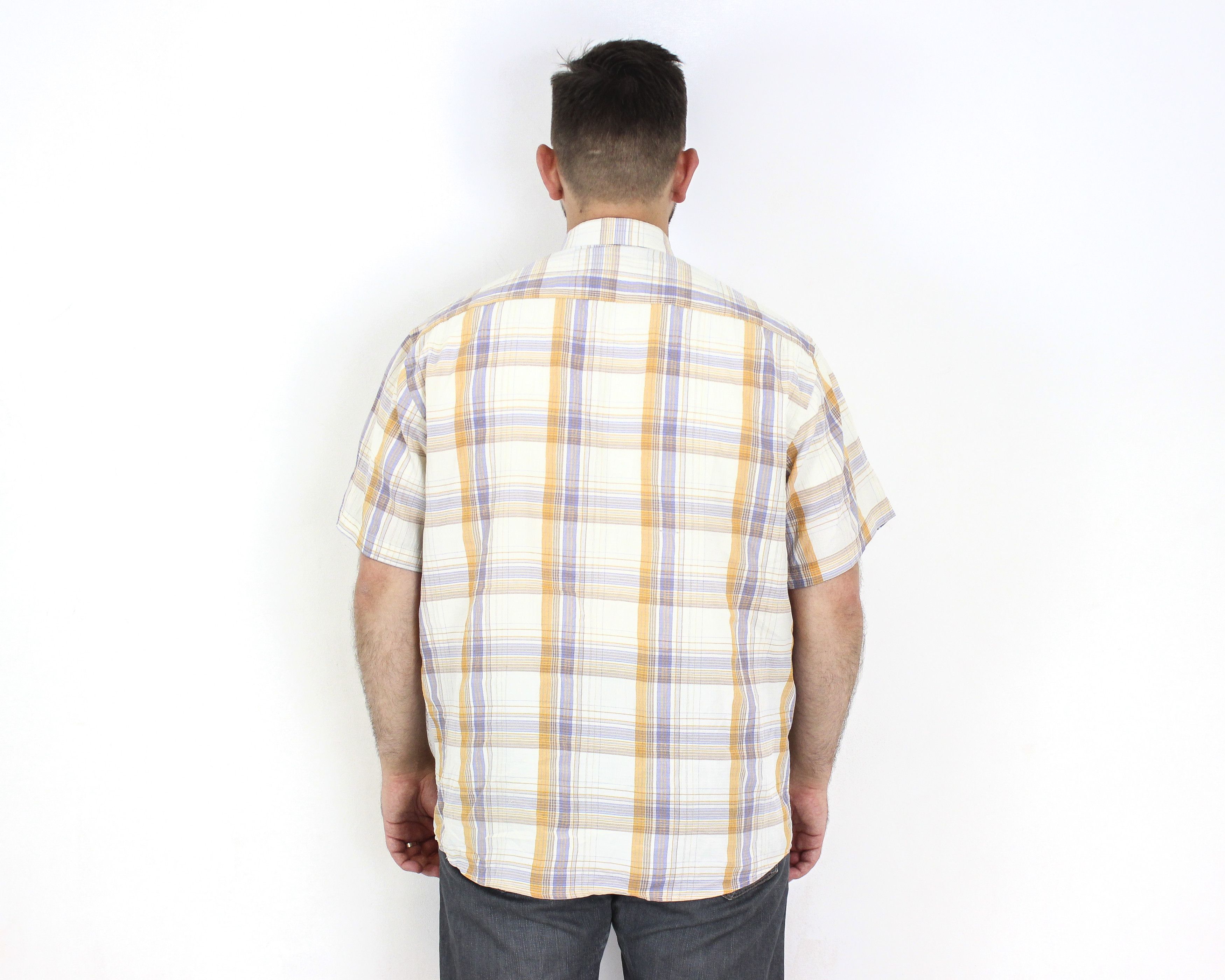 Gant Casual Shirt Check Button Up Plaid Short Sleeve Top Size US XXL / EU 58 / 5 - 6 Thumbnail