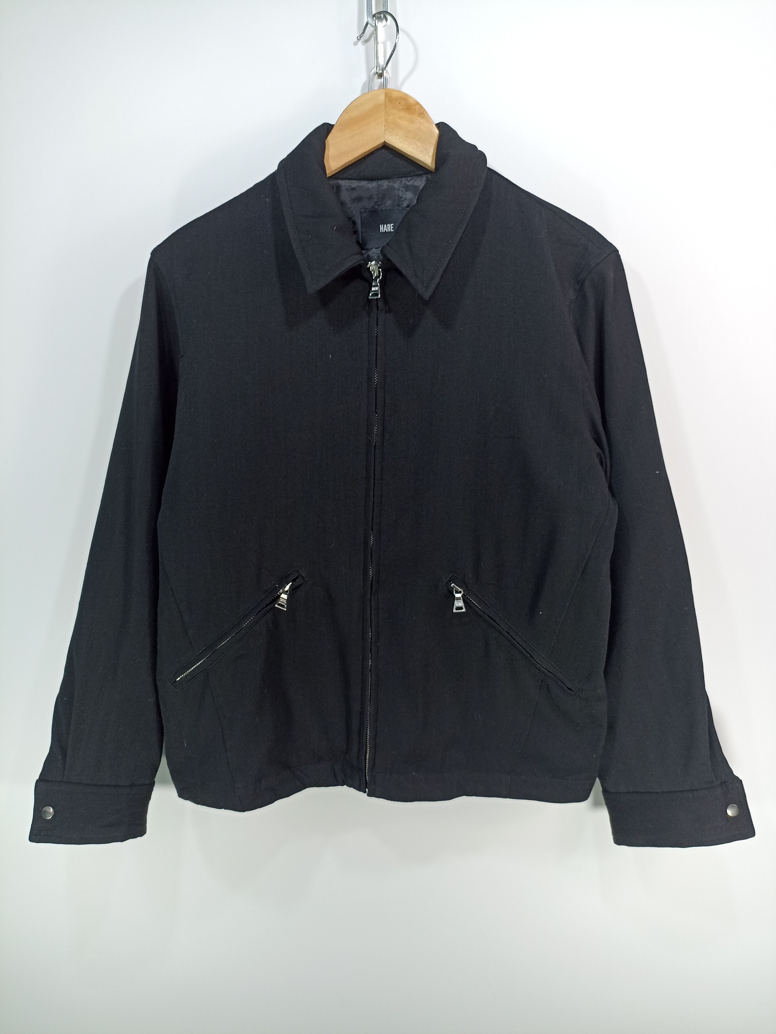 image of Hare Sensation Bomber Style in Black, Men's (Size Small)