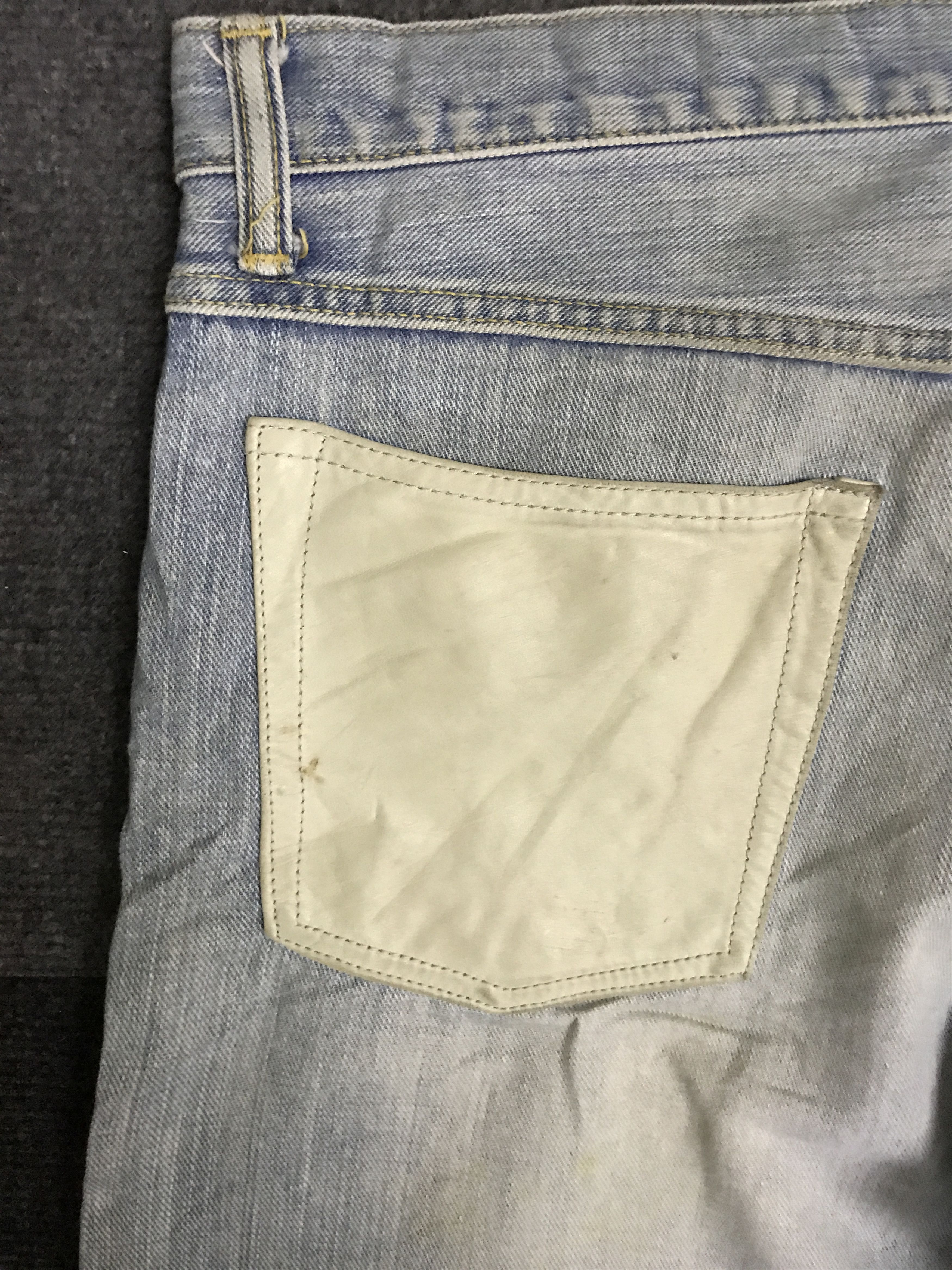 Japanese Brand D148 FOOUN PURPLE RIM Rare Selvedge Distressed Jeans Size US 36 / EU 52 - 17 Thumbnail