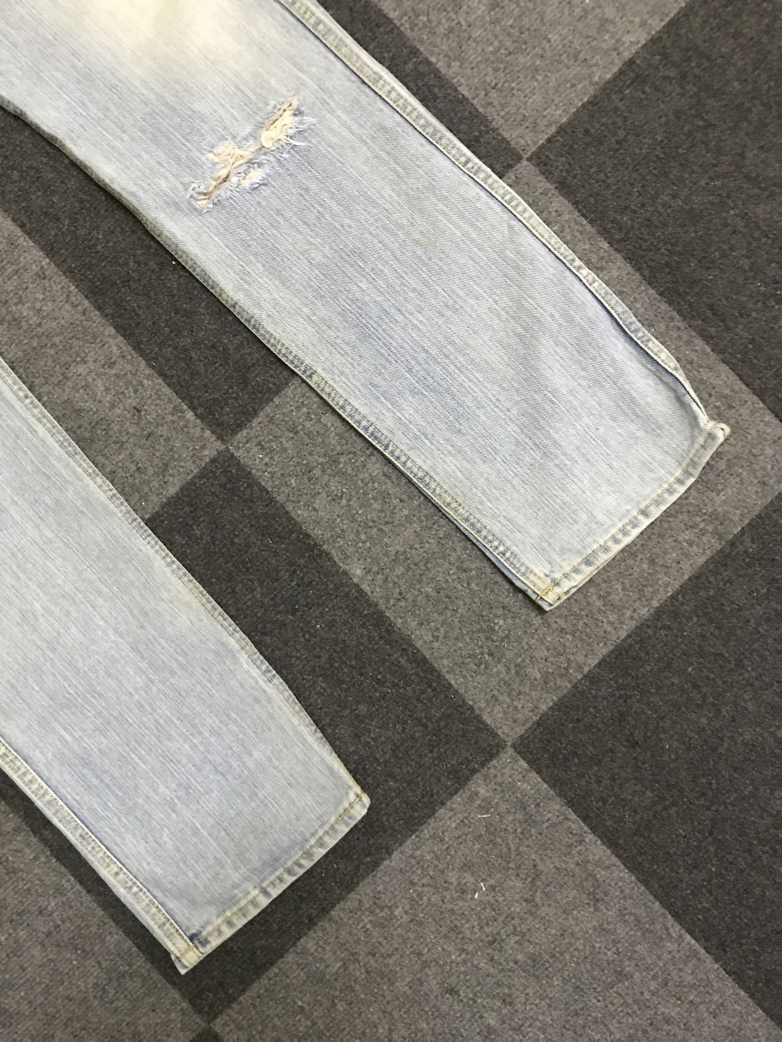 Japanese Brand D148 FOOUN PURPLE RIM Rare Selvedge Distressed Jeans Size US 36 / EU 52 - 6 Thumbnail