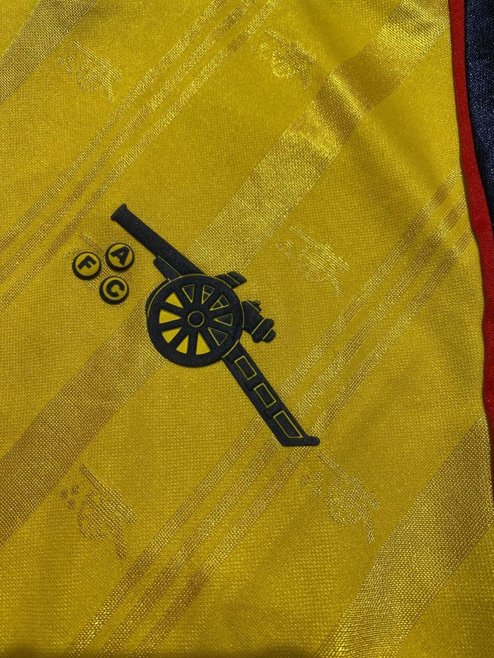 Adidas Adidas Arsenal 1988 1991 Away Football Shirt Soccer Jersey Size US S / EU 44-46 / 1 - 4 Thumbnail