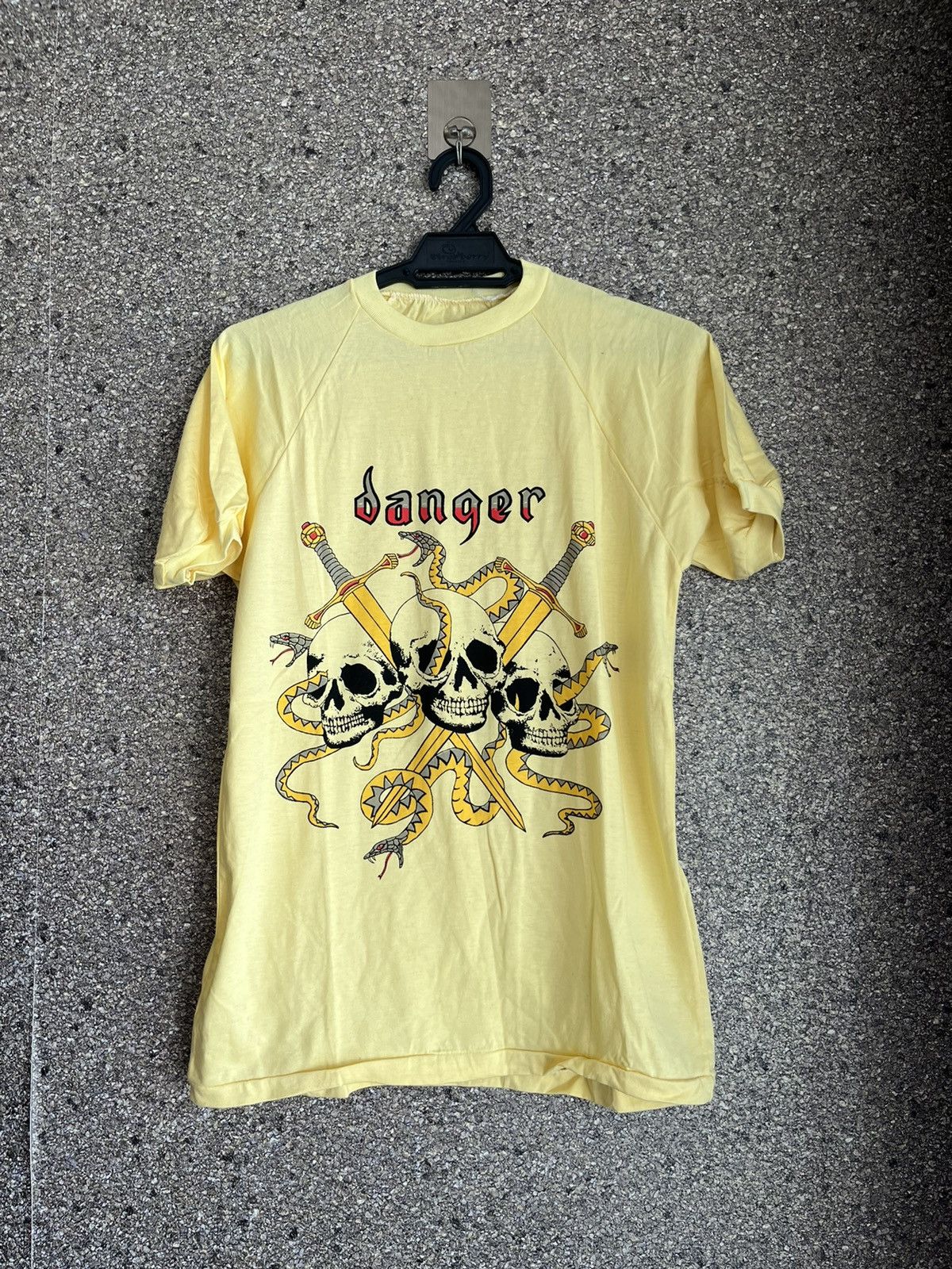 image of Vintage Danger Ft11 in Yellow, Men's (Size Small)