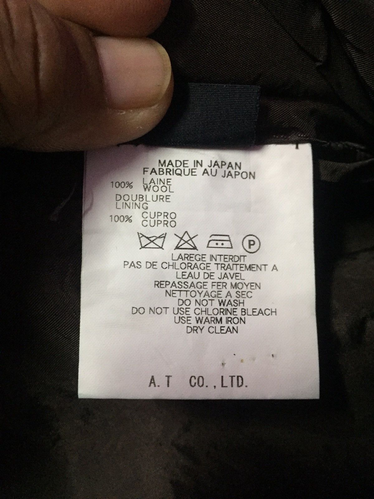 Japanese Brand Atsuro Tayama Wool Pants Size US 27 - 4 Thumbnail