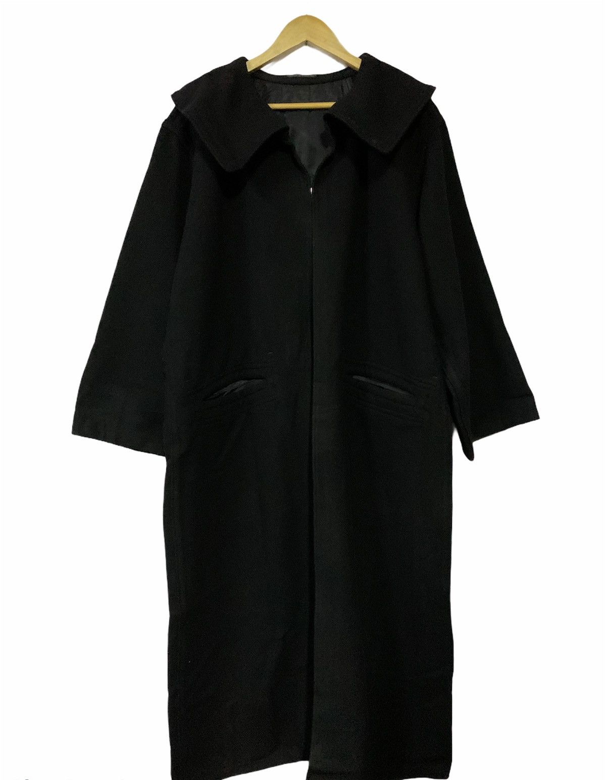 Yohji Yamamoto 🔥RARE YOHJI YAMAMOTO WOOL OVERCOATS Size US XL / EU 56 / 4 - 1 Thumbnail