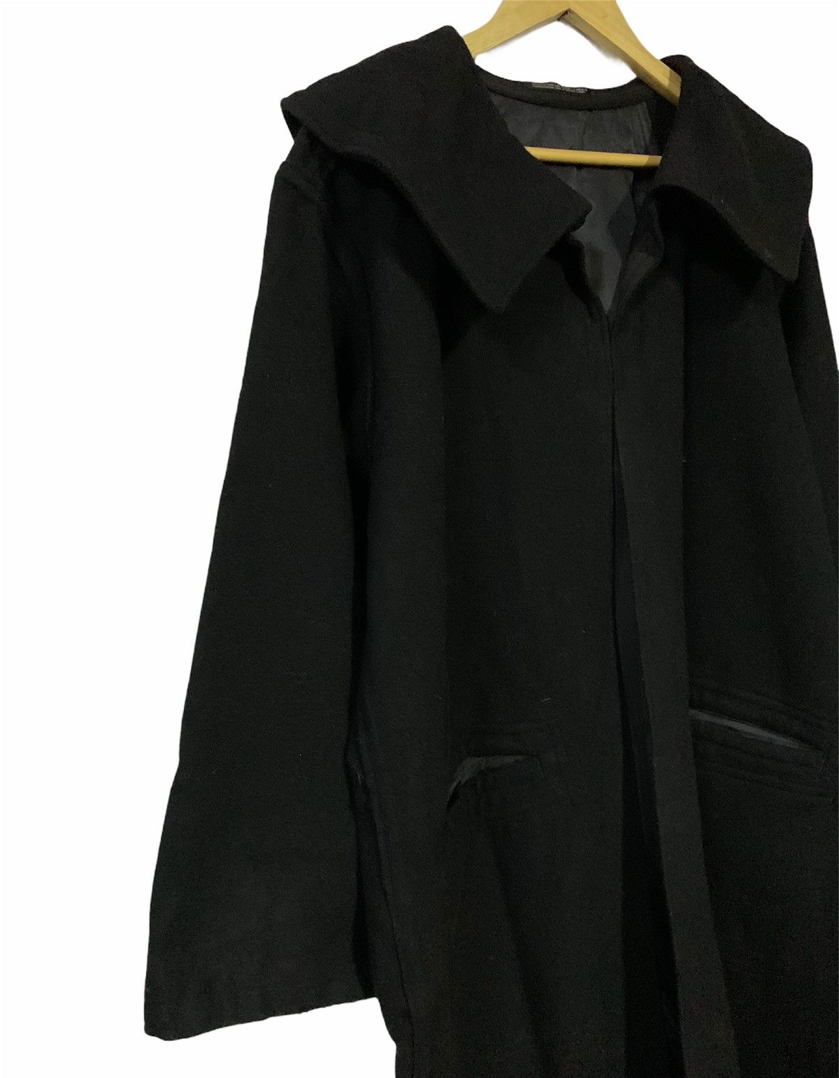 Yohji Yamamoto 🔥RARE YOHJI YAMAMOTO WOOL OVERCOATS Size US XL / EU 56 / 4 - 3 Thumbnail